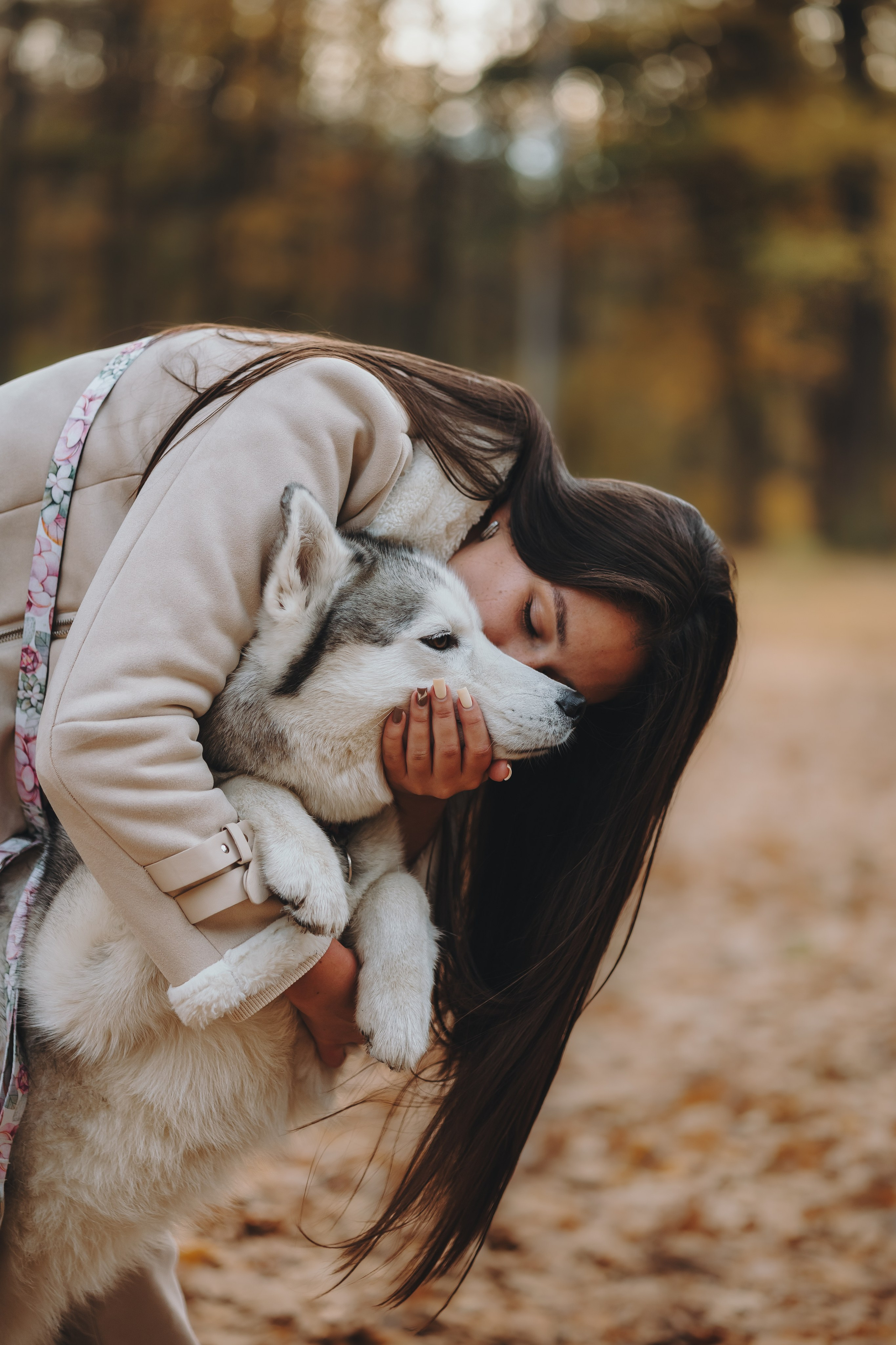 Настя и Айс. Фотограф-анималист в Санкт-Петербурге Алина Яхонт