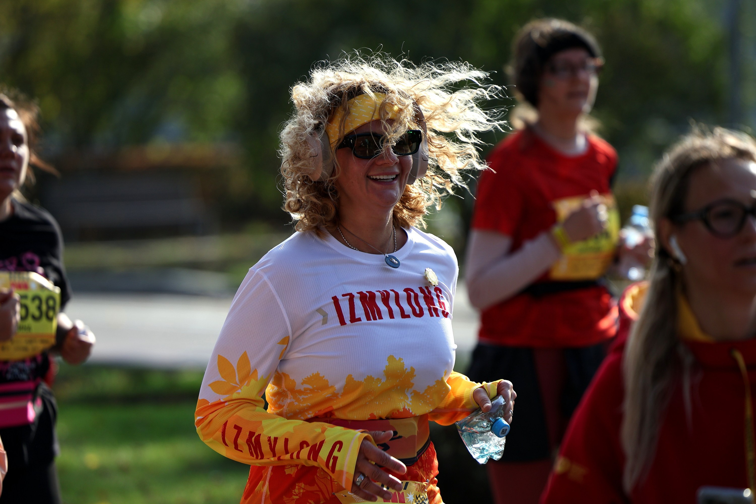 Участники Московского марафона