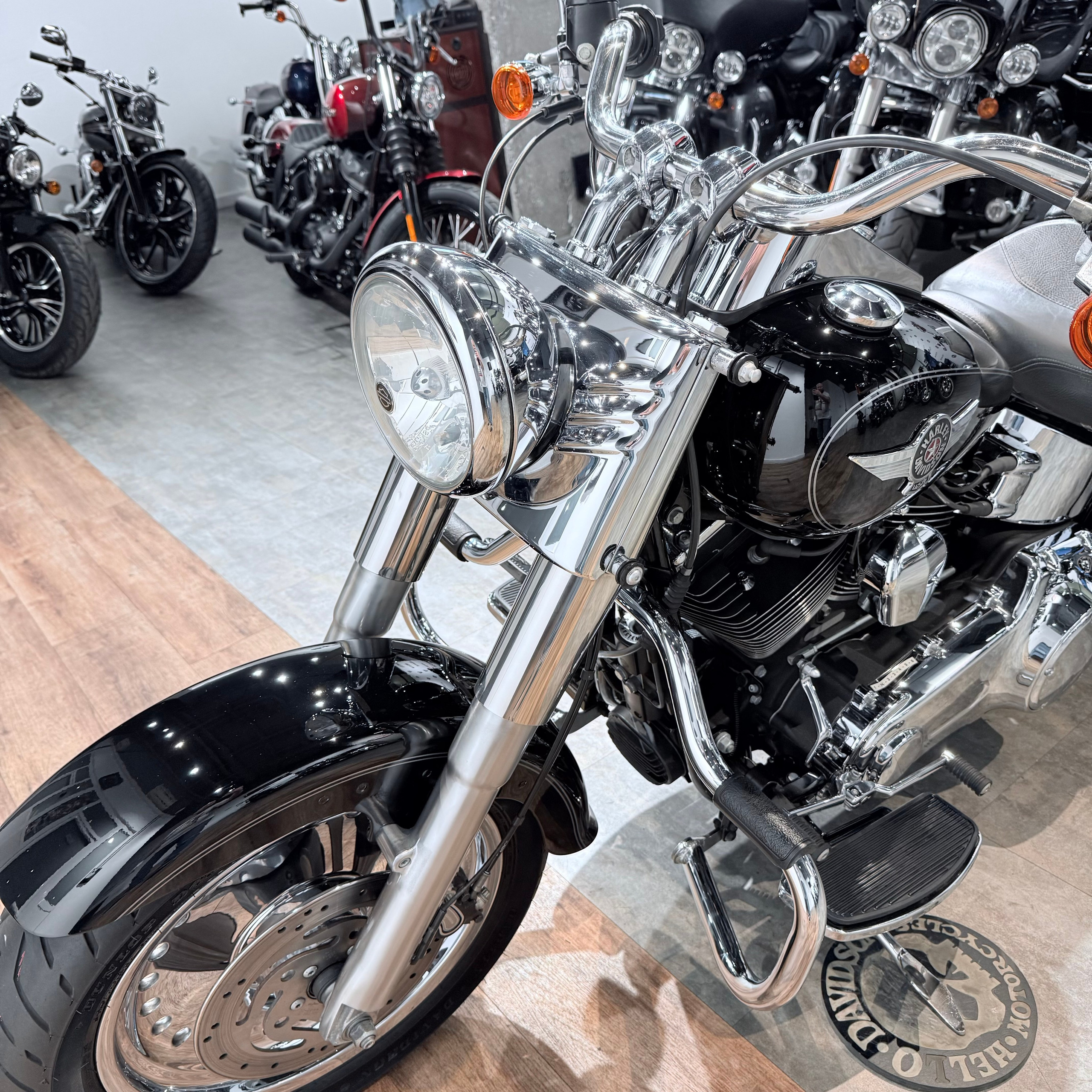 2014 Fat Boy АВS Vivid Вlаck Chromе Еdition. Hello Davidson, Москва. Только хорошие мотоциклы…