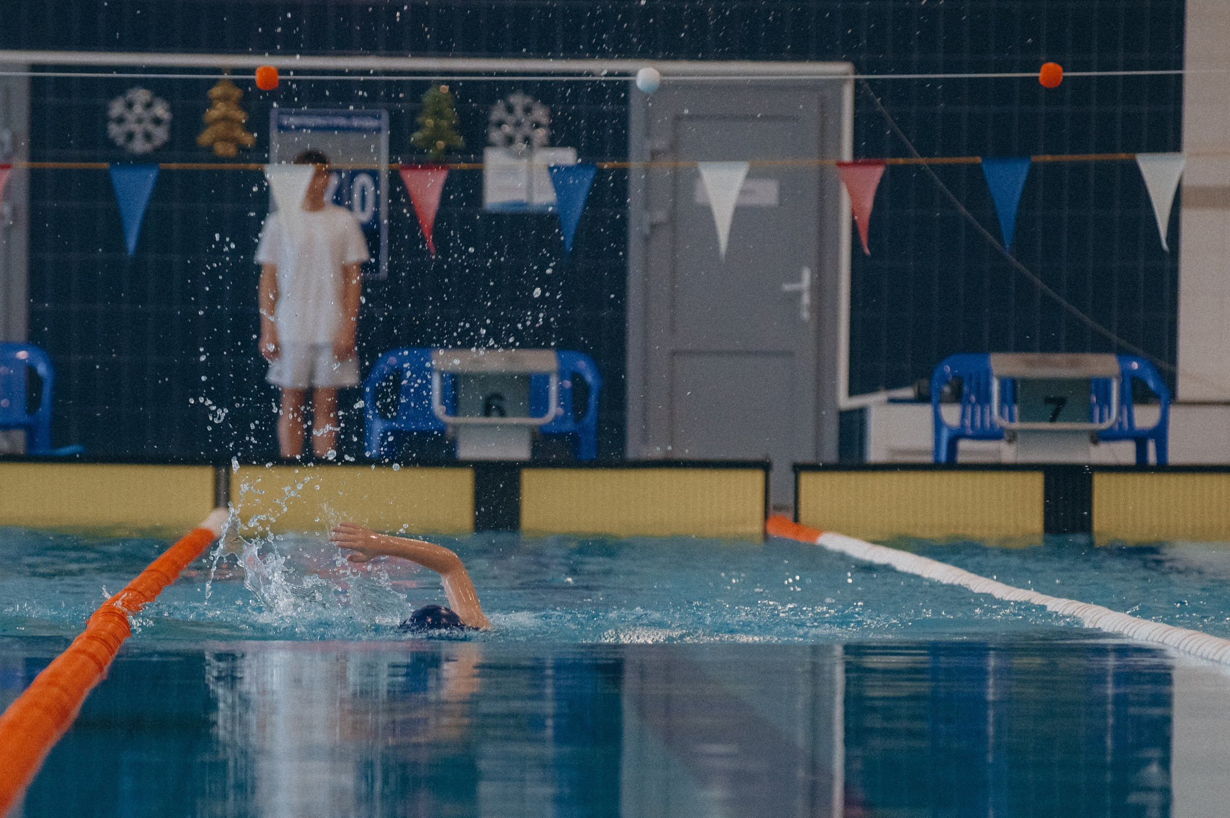 «Новогодние заплывы» в СОЦ «Зодчий». Фотограф Дмитрий Пименов