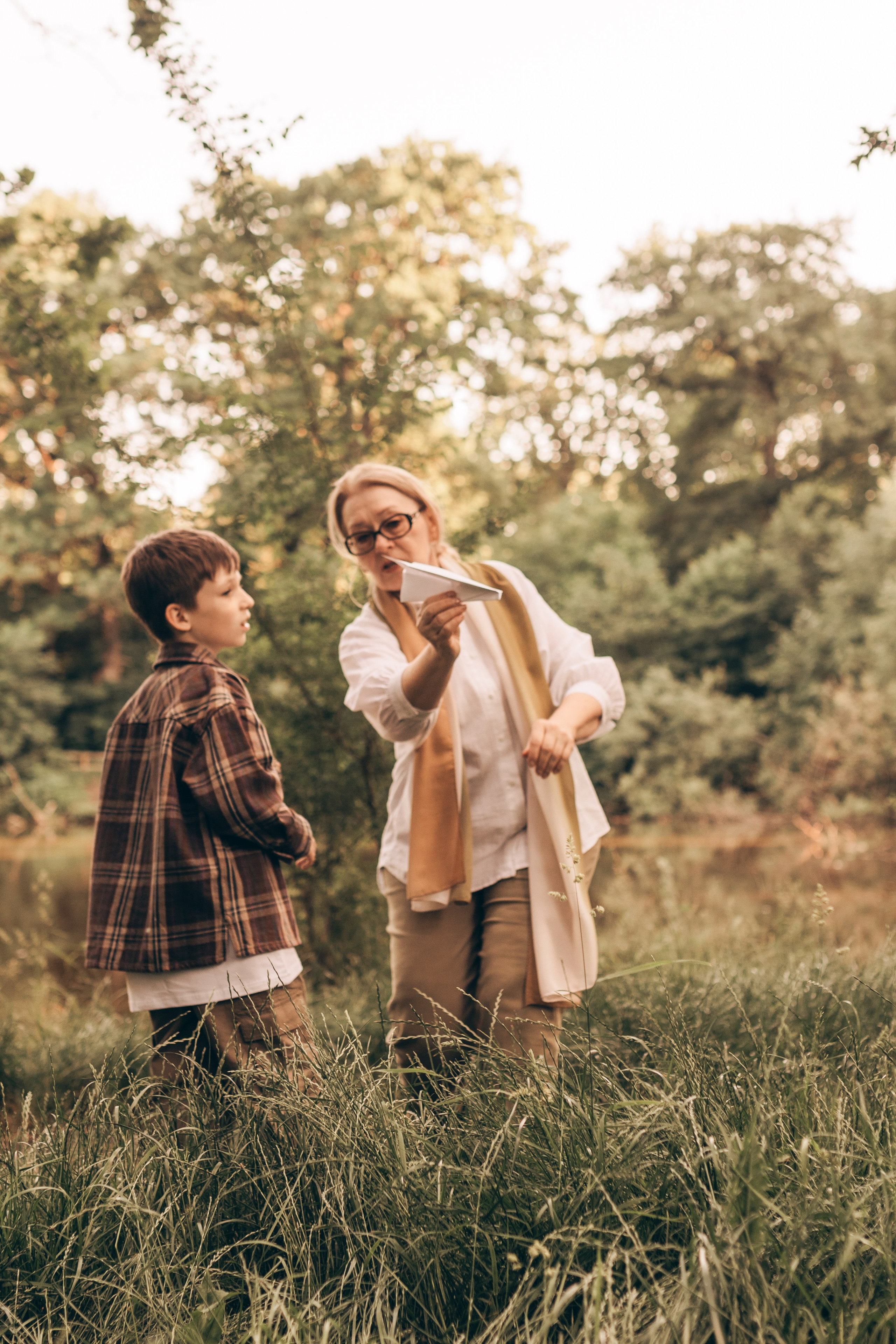 Прогулка по Ртищевскому пруду с прекрасной семьёй Ларисы её мамой и сыном Глебом. Фотограф в Ставрополе Svetlana Matveeva