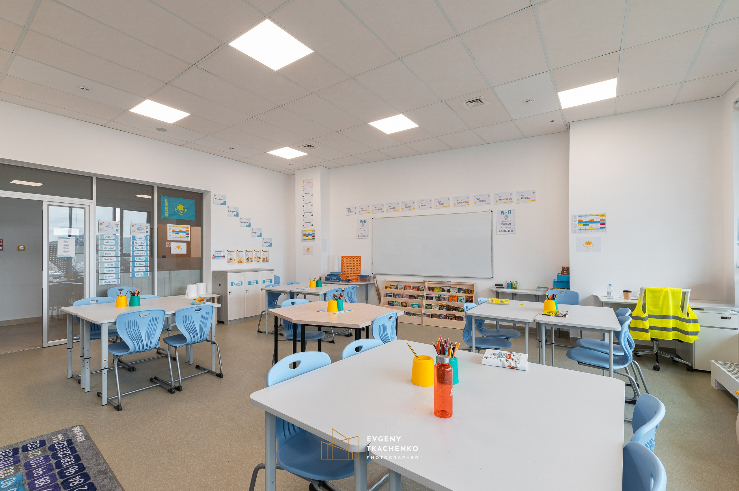 Kazakhstan International School, г. Астана. Архитектурный и интерьерный фотограф в Казахстане