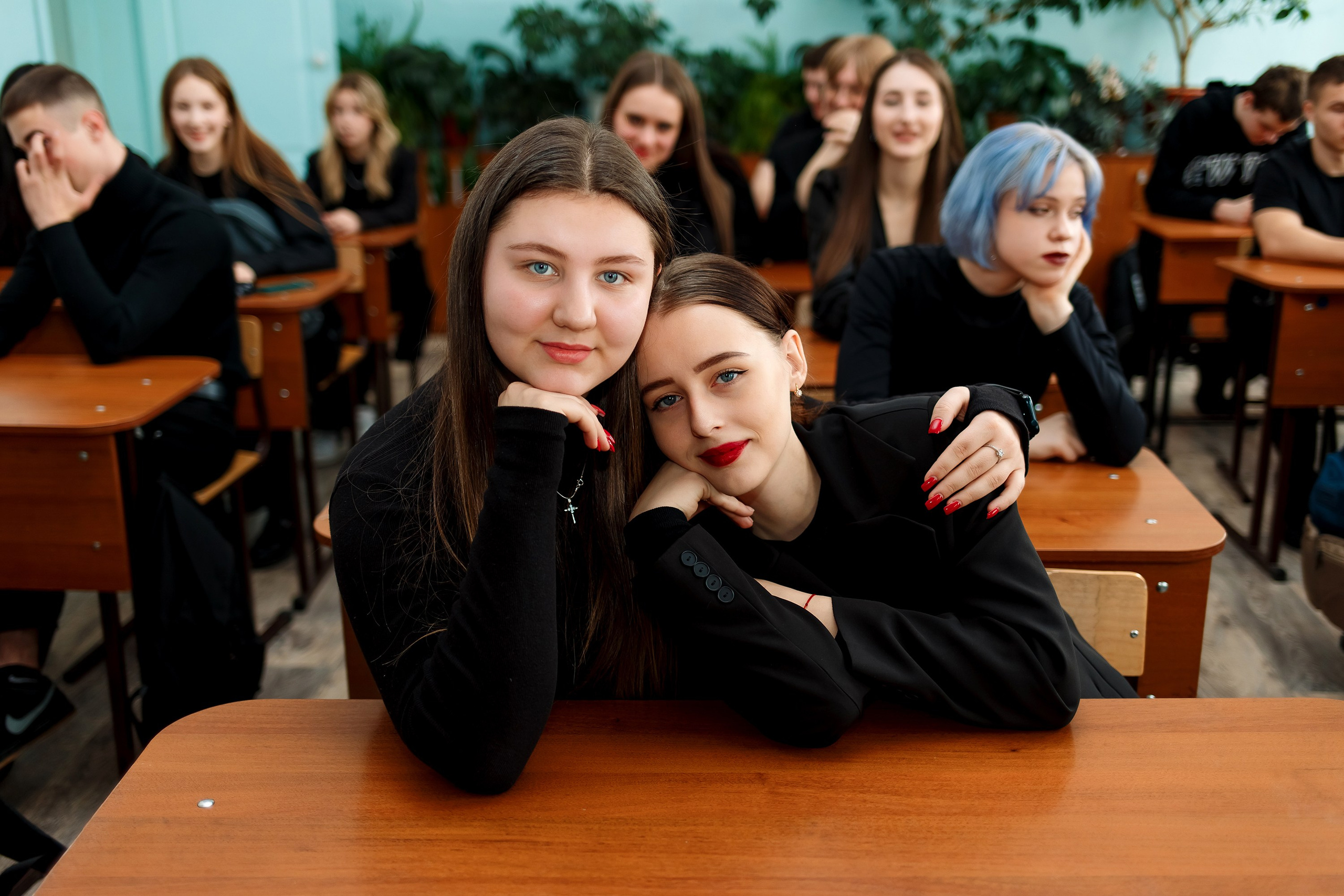 11 класс съемка в школе. Фотограф Любовь Корниенко, Примоский край