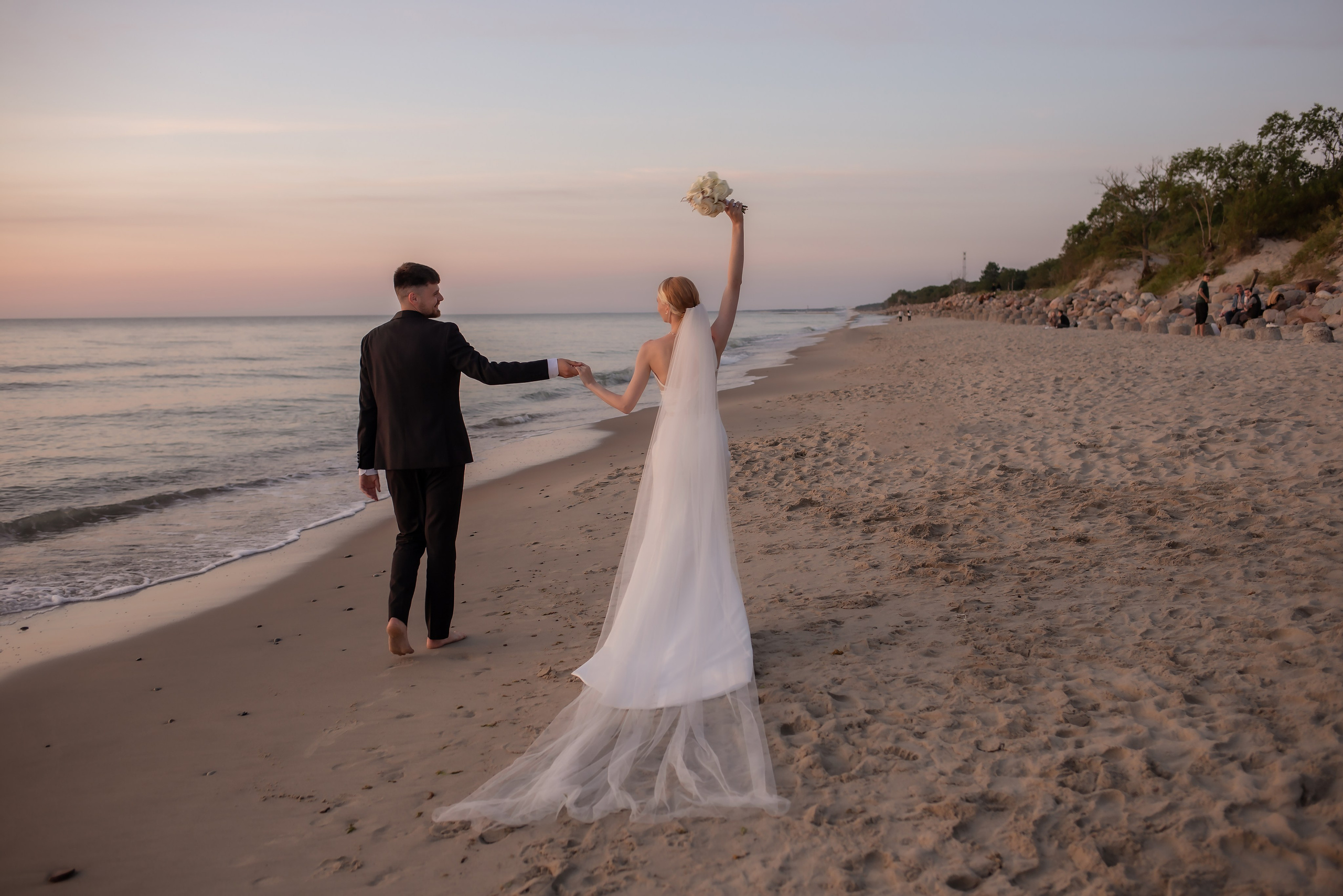 Александра и Влад. На закате. Фотограф в Калининграде Решетникова Алина