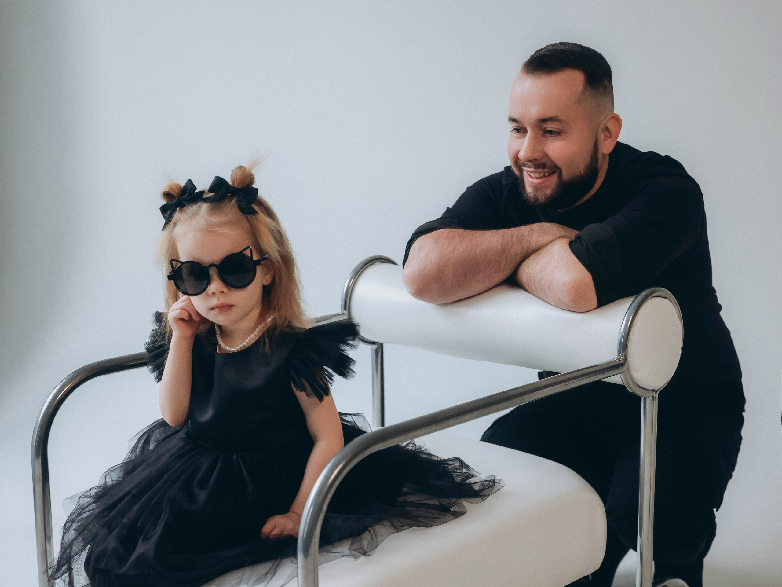 Семейная фотосессия in Black. Мультифотограф Динара Ахмедзянова