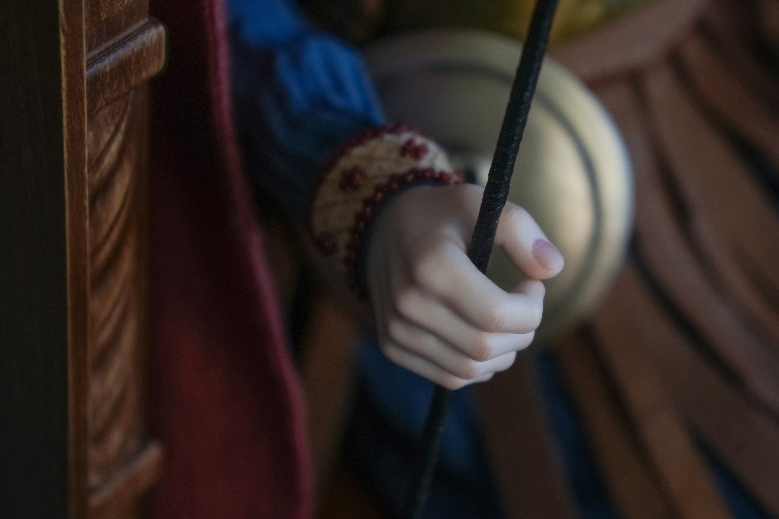 Шарнирная скульптура Святого Георгия 200 тыс руб. Авторские Шарнирные куклы и украшения из фарфора Алексаны Лавринчук