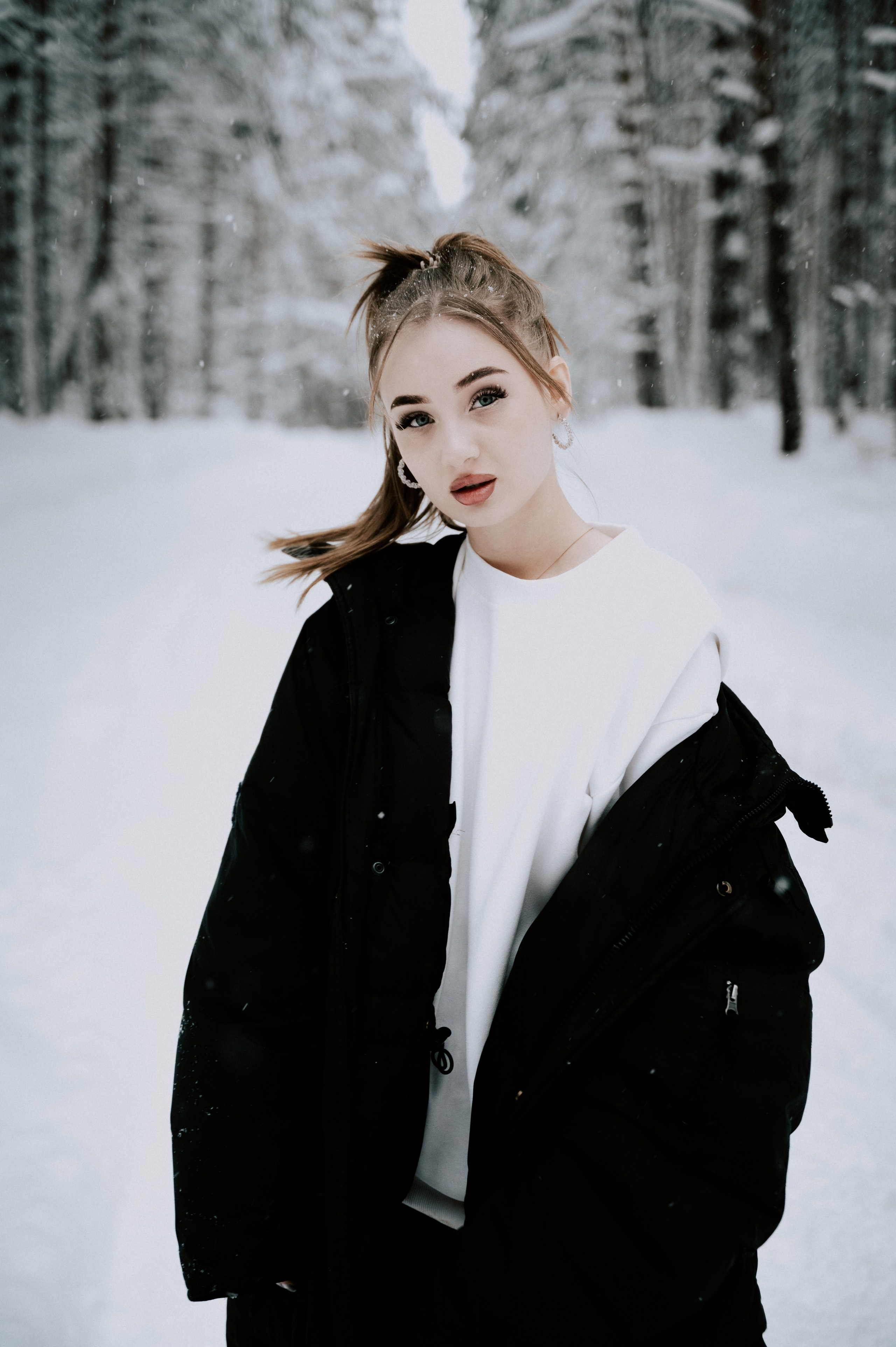 Индивидуальная съёмка для Аделины зима. Фотограф/видеограф Богдан Голованов