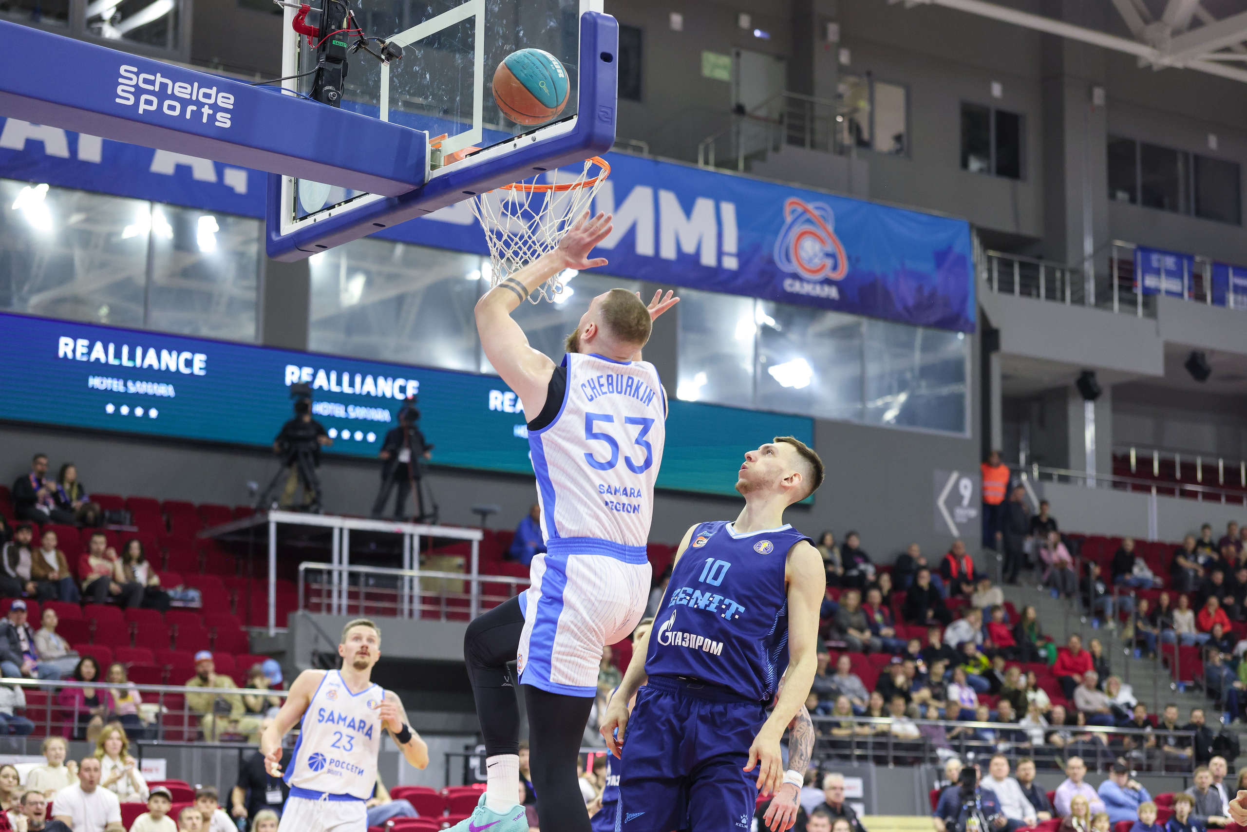 Баскетбол. Самара — Зенит. Единая лига ВТБ. Спортивный фотограф в Самаре