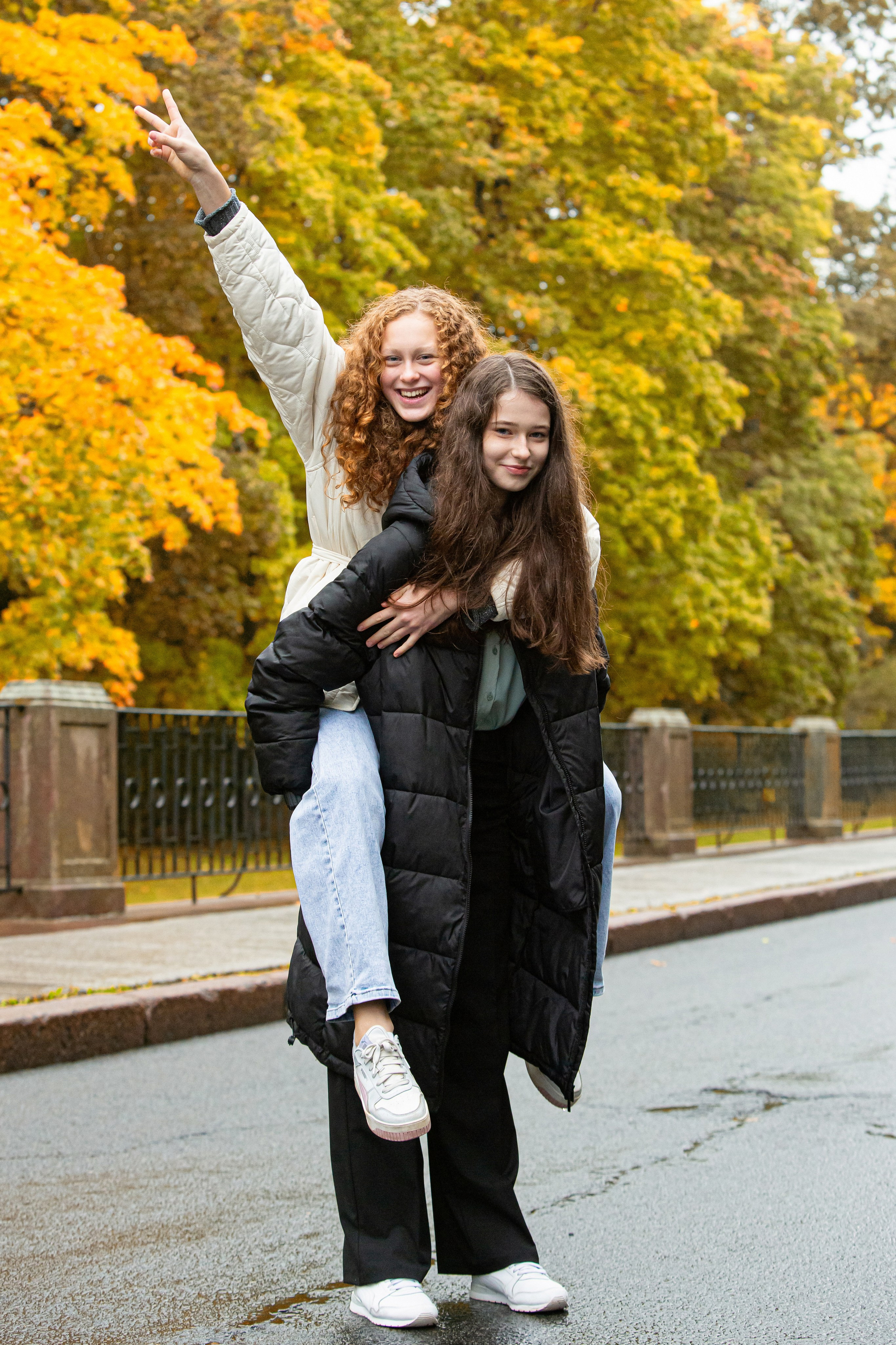 Осень. Старшая школа. Свадебный, семейный, детский фотограф в Санкт-Петербурге