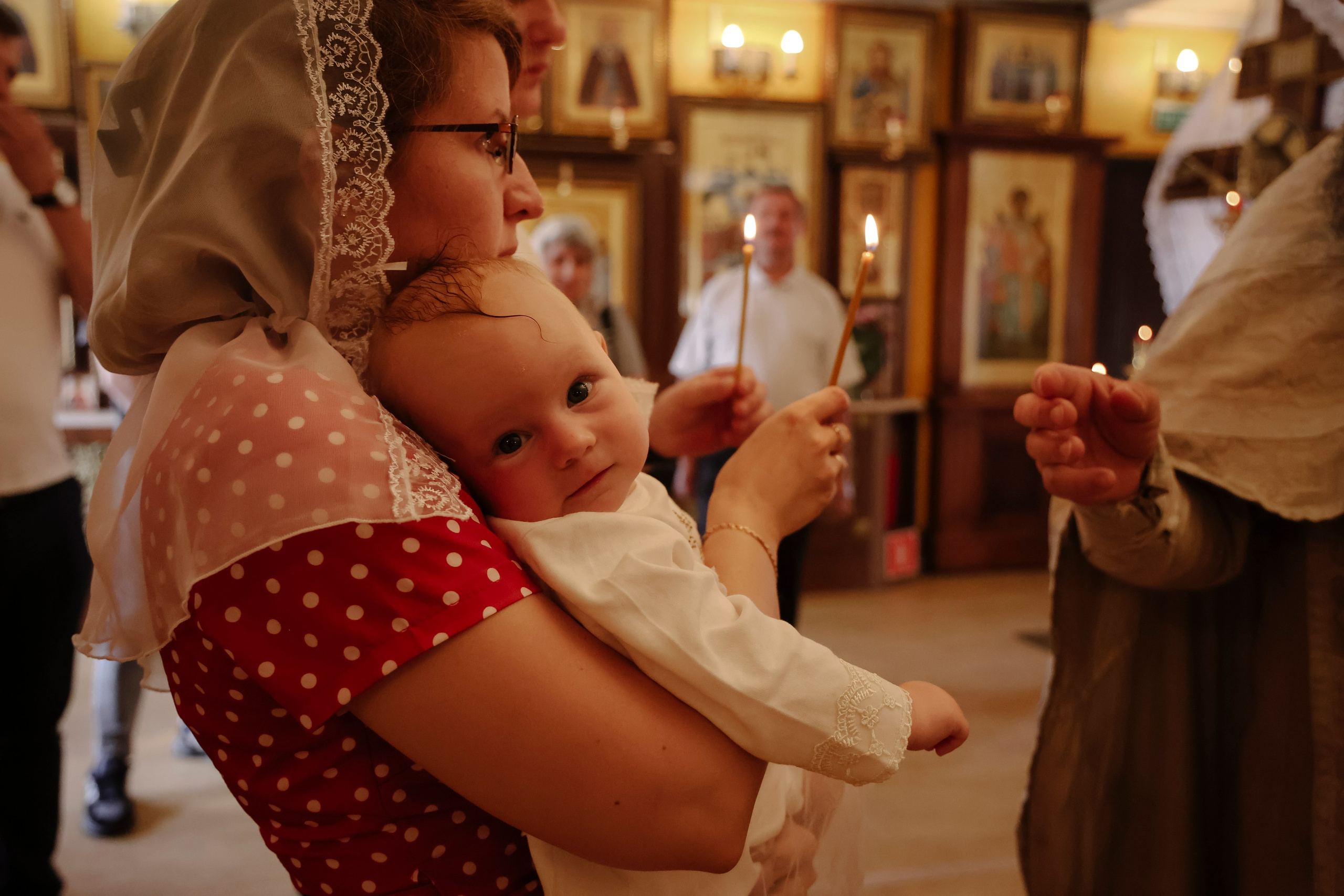 Крещение Анастасии. Фотограф новорожденных