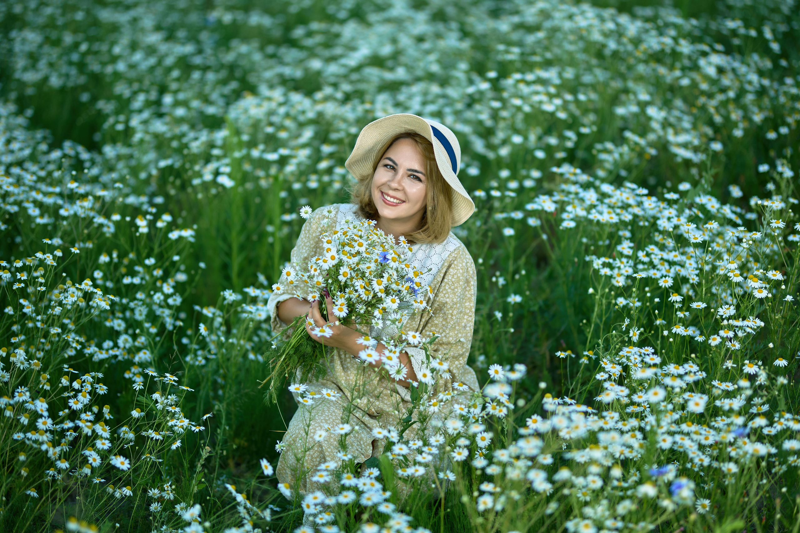 Фотосессия в ромашковом поле. Владимир Суздалов (ProMaXe) — Портретный фотограф, тематические фотосессии в Чебоксарах