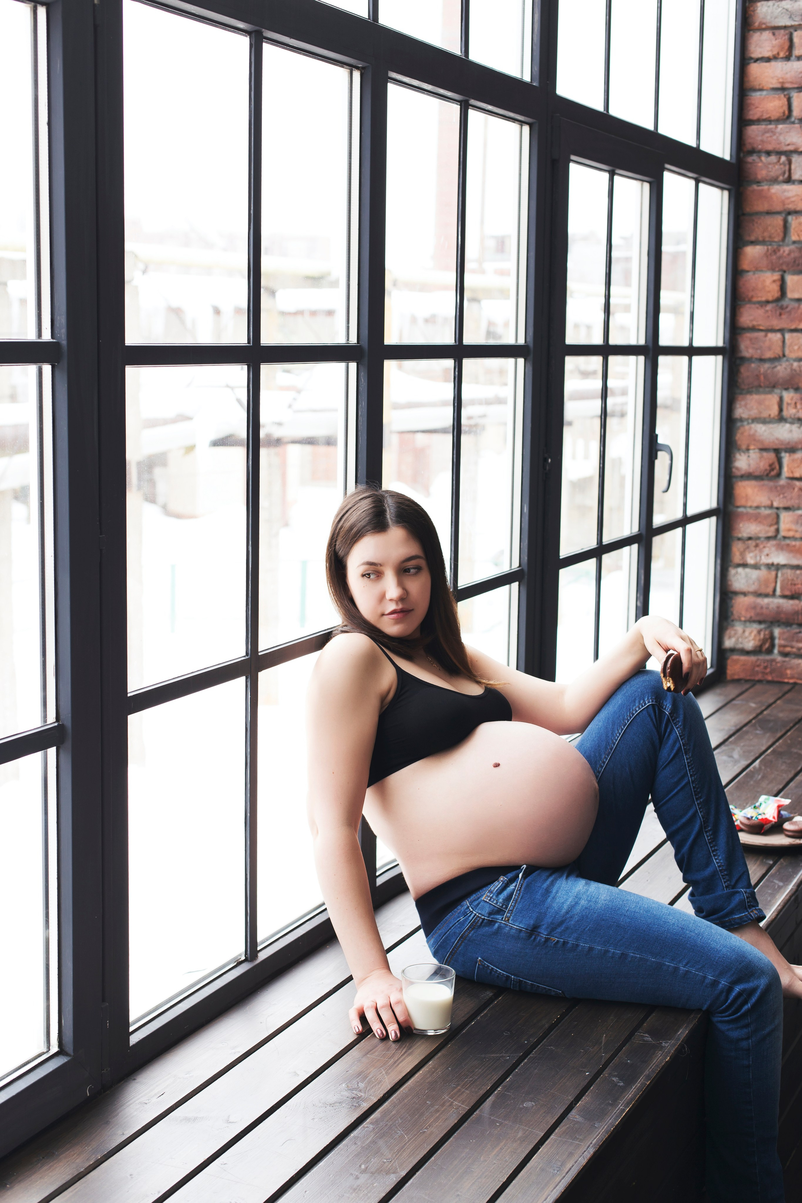 Съемка беременности в студии. Фотограф новорожденных и детский в Сергиевом Посаде Кругликова Юлия