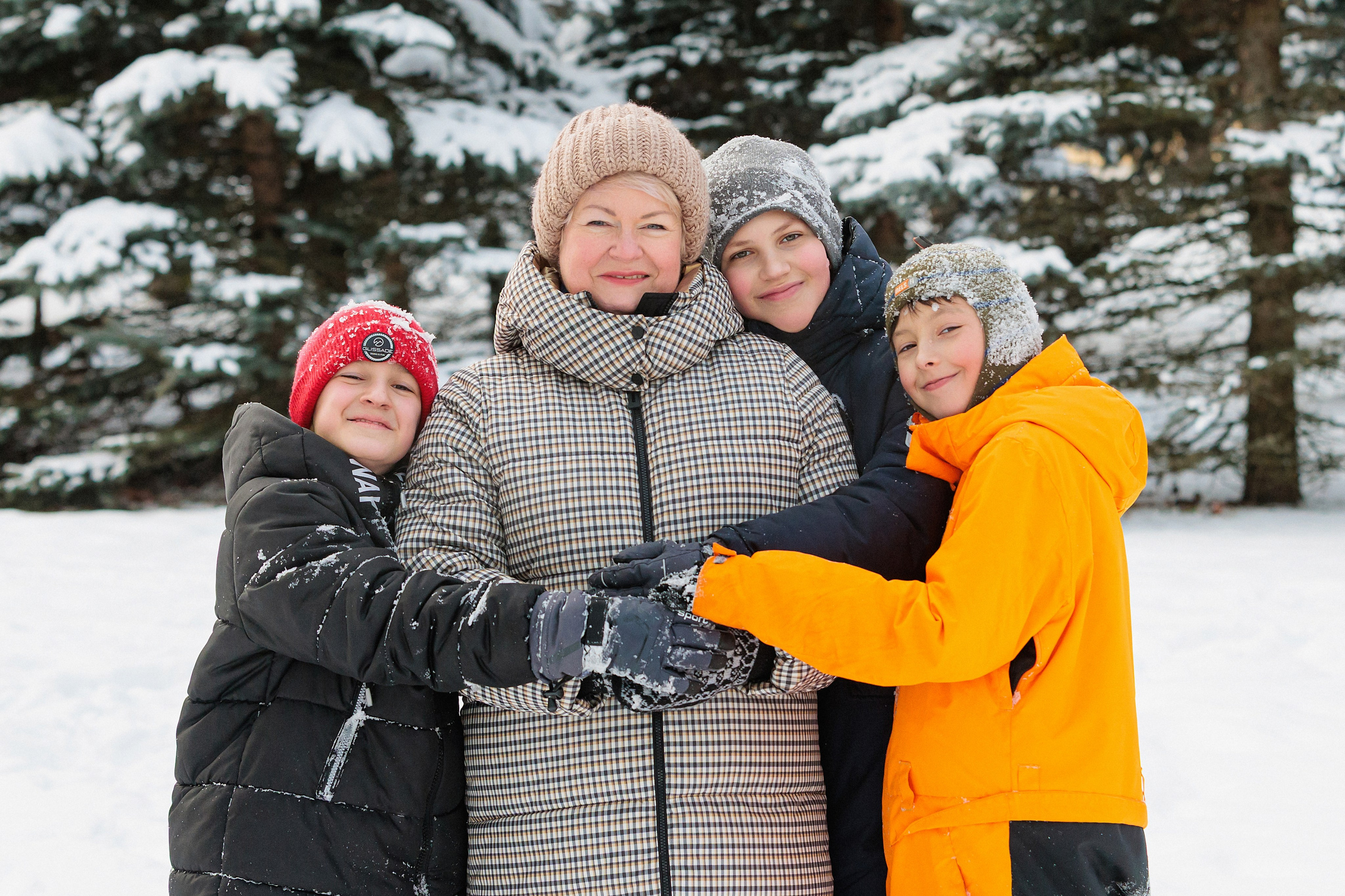 Зима. Начальная школа. Свадебный, семейный, детский фотограф в Санкт-Петербурге