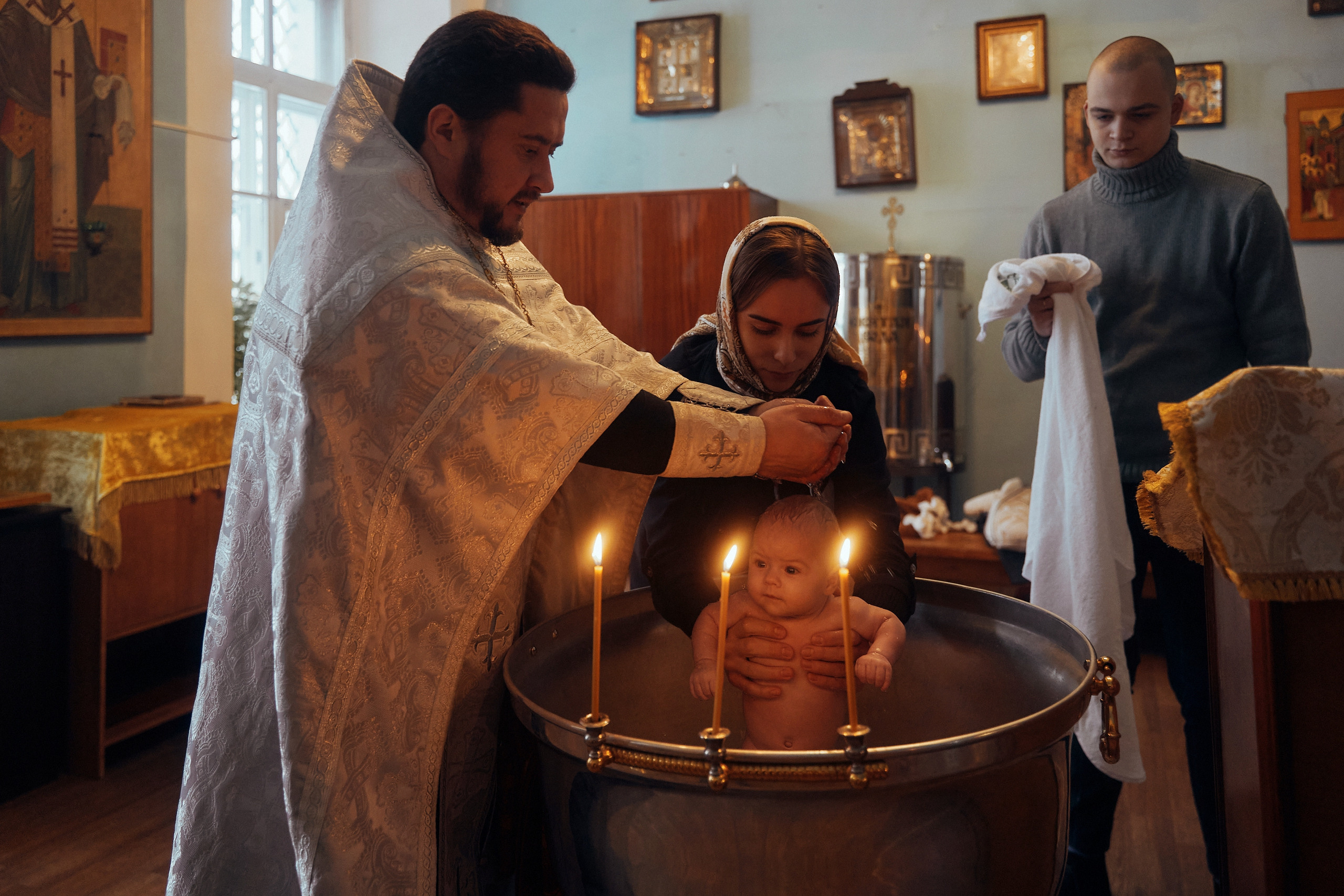 Крещение Пелагеи | Фотограф на крестины в Торжке. Павленко Дмитрий фотограф и видеограф в Торжке