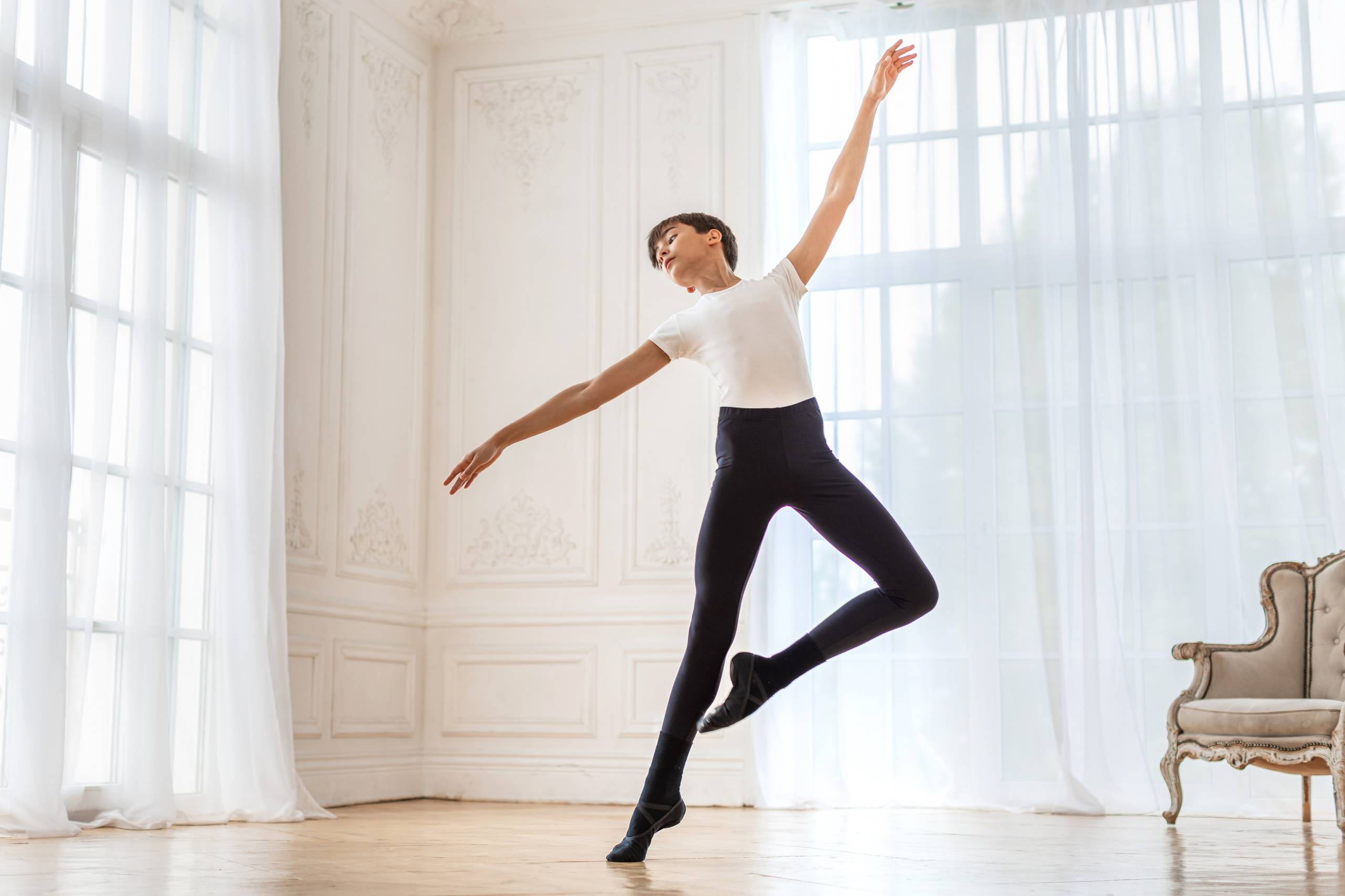 Балетная съёмка в интерьере. Балетный фотограф Алина Ханько — Душа Балета