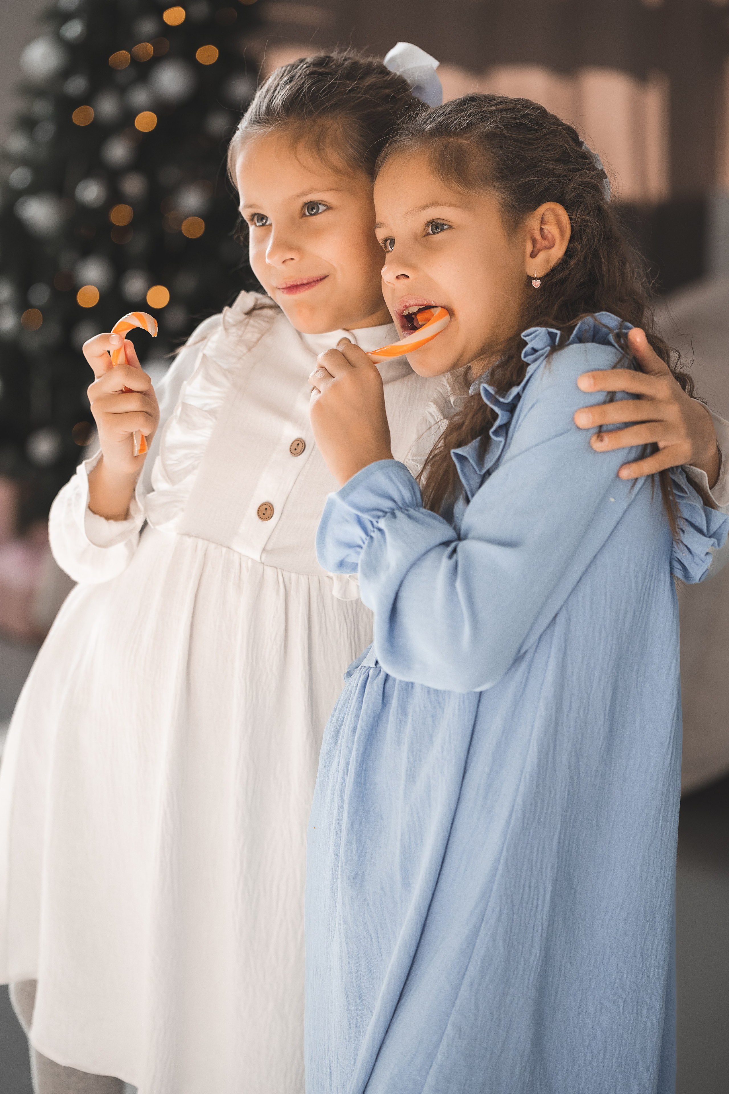 Новогоднее Близняшки. Фотограф г. Хабаровск