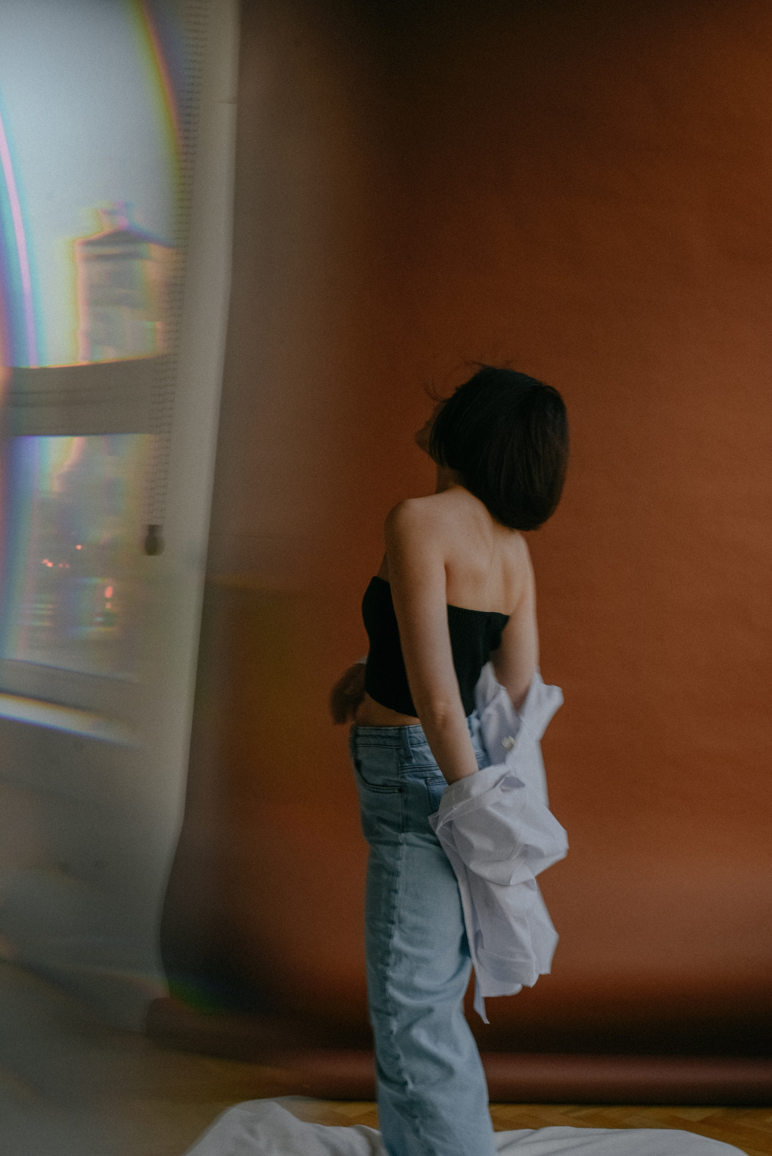 девушка в студи женская фотосессия в студии женская съемка