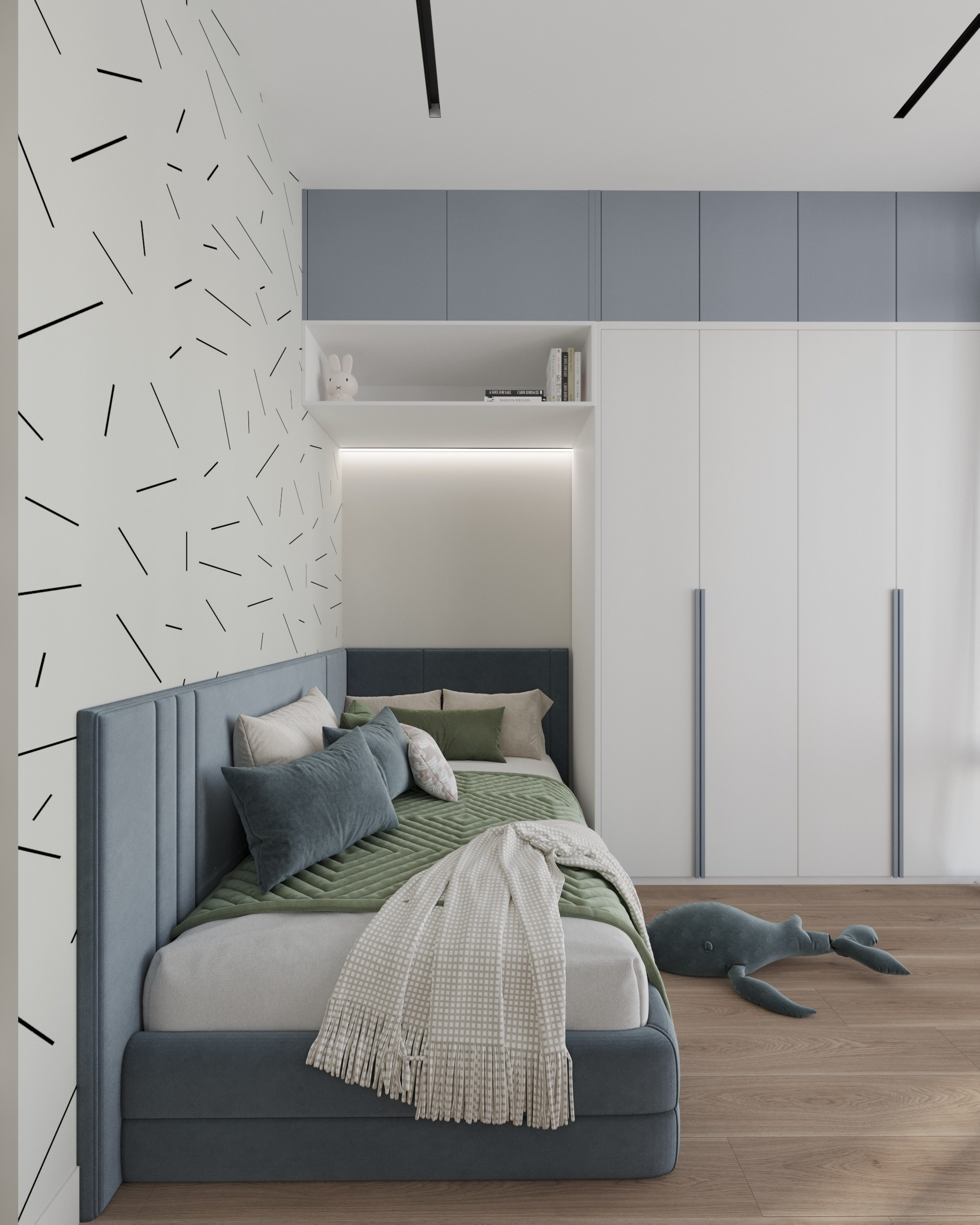 Дизайн-проект ЖК Любимово 2. Дизайн интерьеров, 3D визуализации