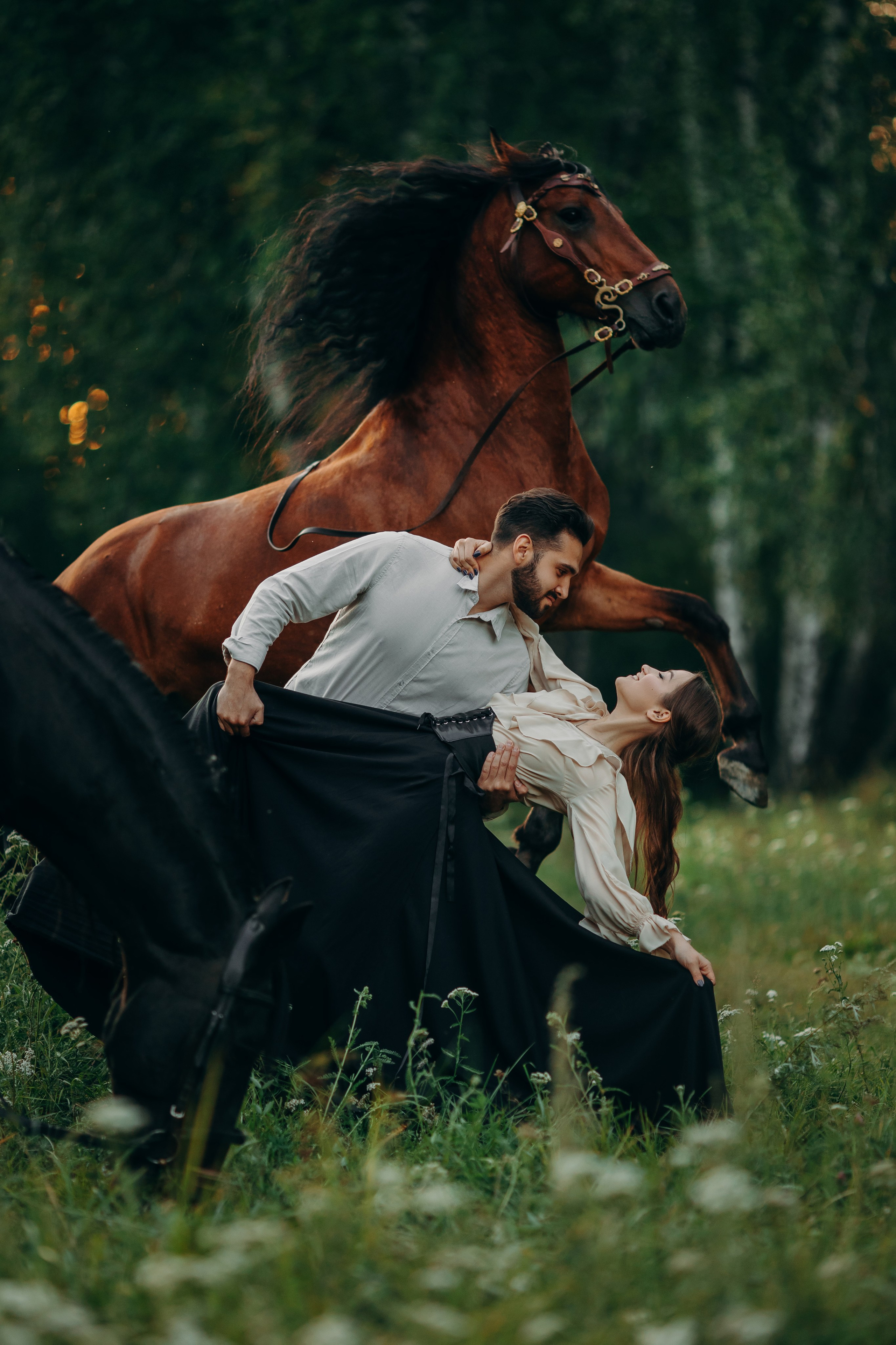 Саша&Настя. Анна Молчанова конный фотограф в Тюмени | фотосессии с лошадьми Тюмень