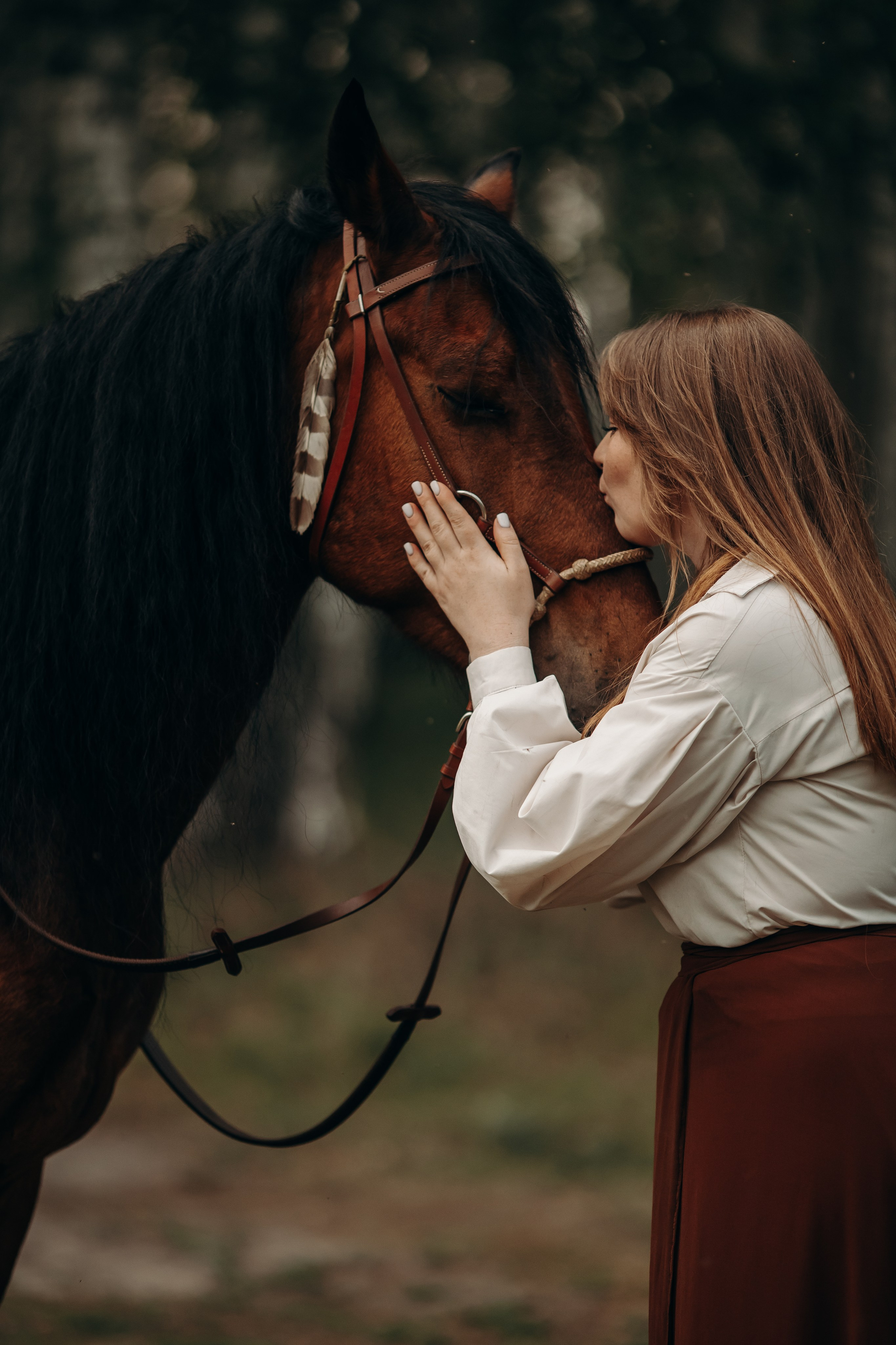 Ксения и Талисман. Анна Молчанова конный фотограф в Тюмени | фотосессии с лошадьми Тюмень
