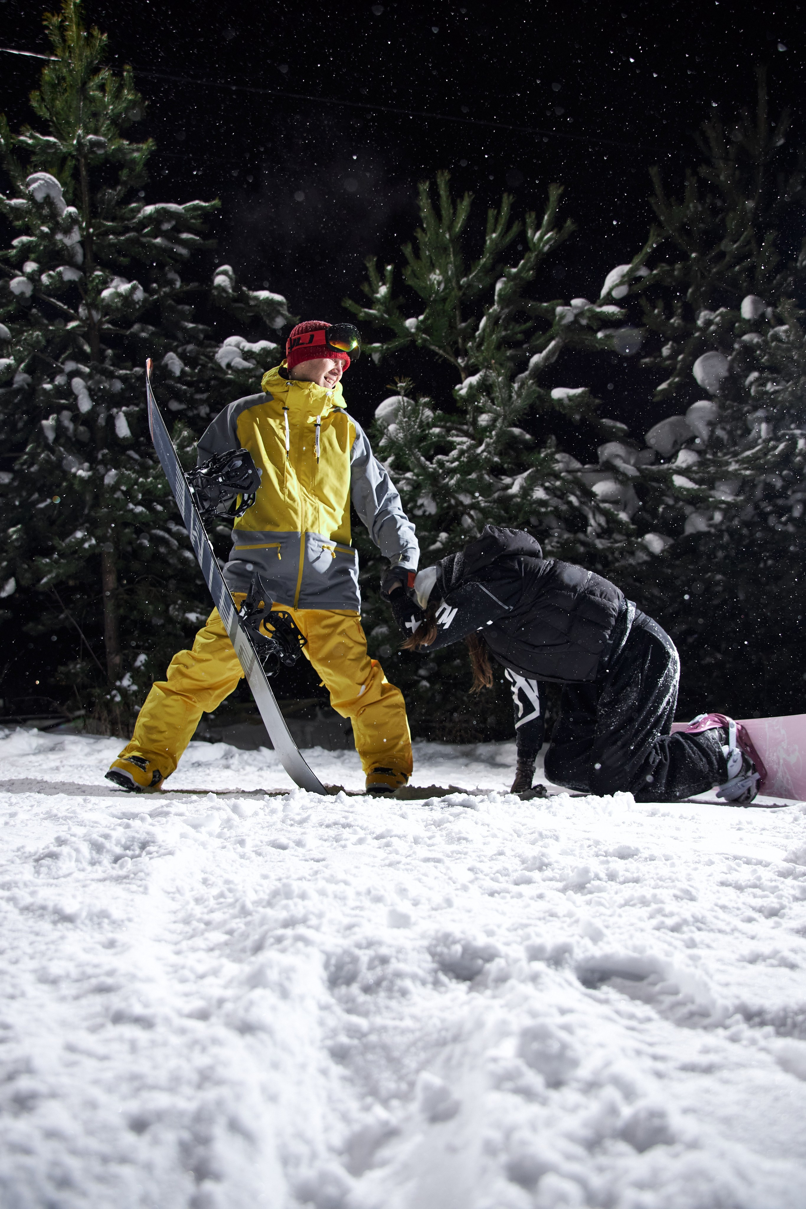 Сноубордисты. Фотограф Алексей Яковлев