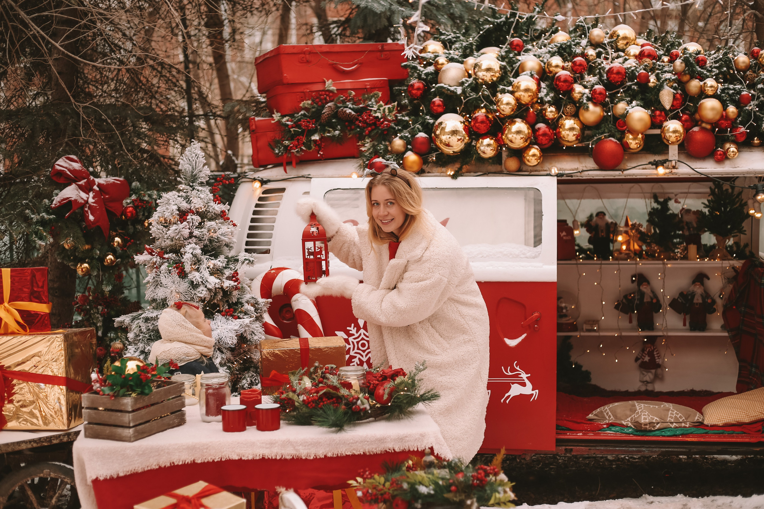 Сhristmas BUS 2024. Семейный фотограф в Москве и МО Варвара Шаранова