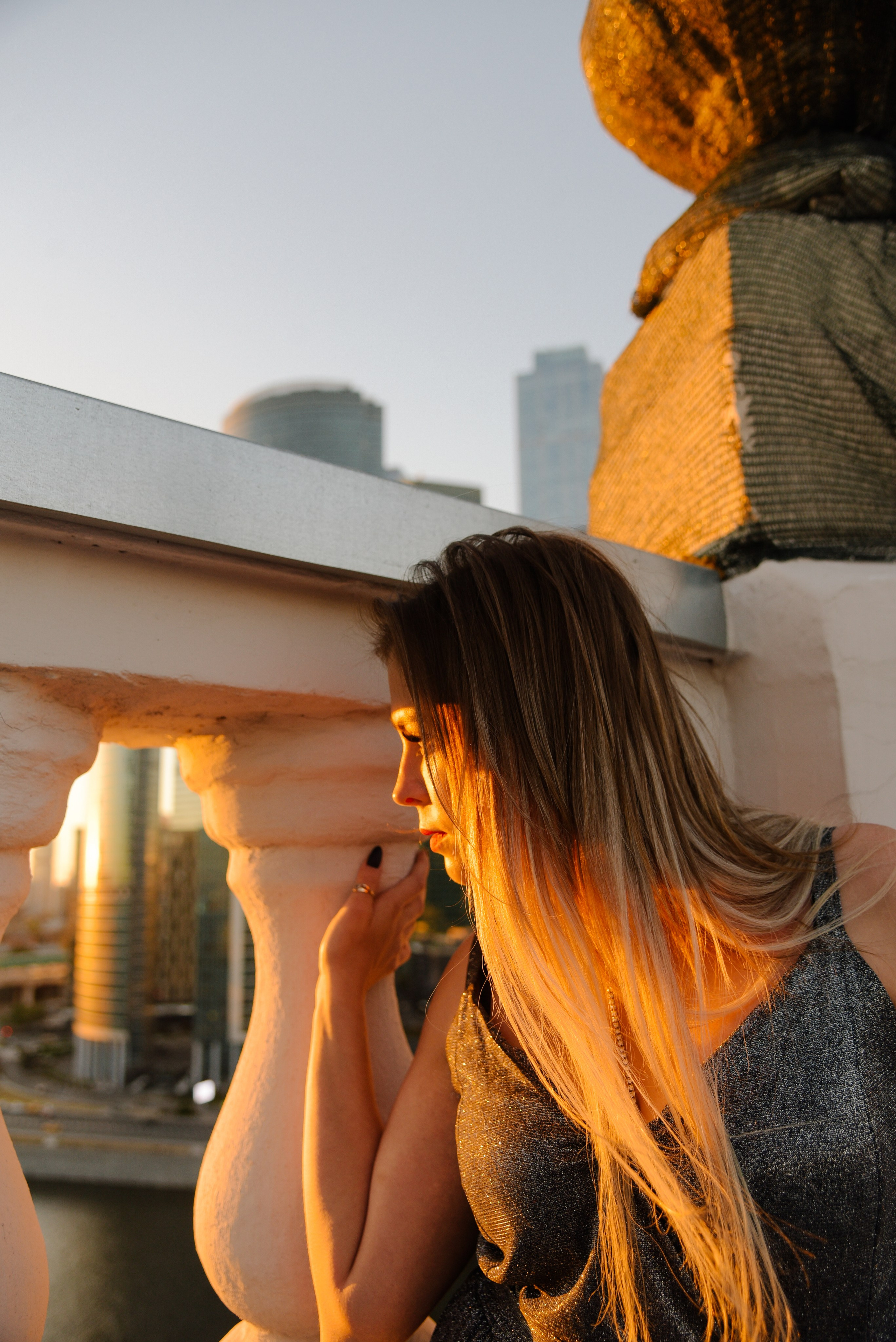 Крыша напротив Москва-Сити. Фотограф Лола Волна, город Москва