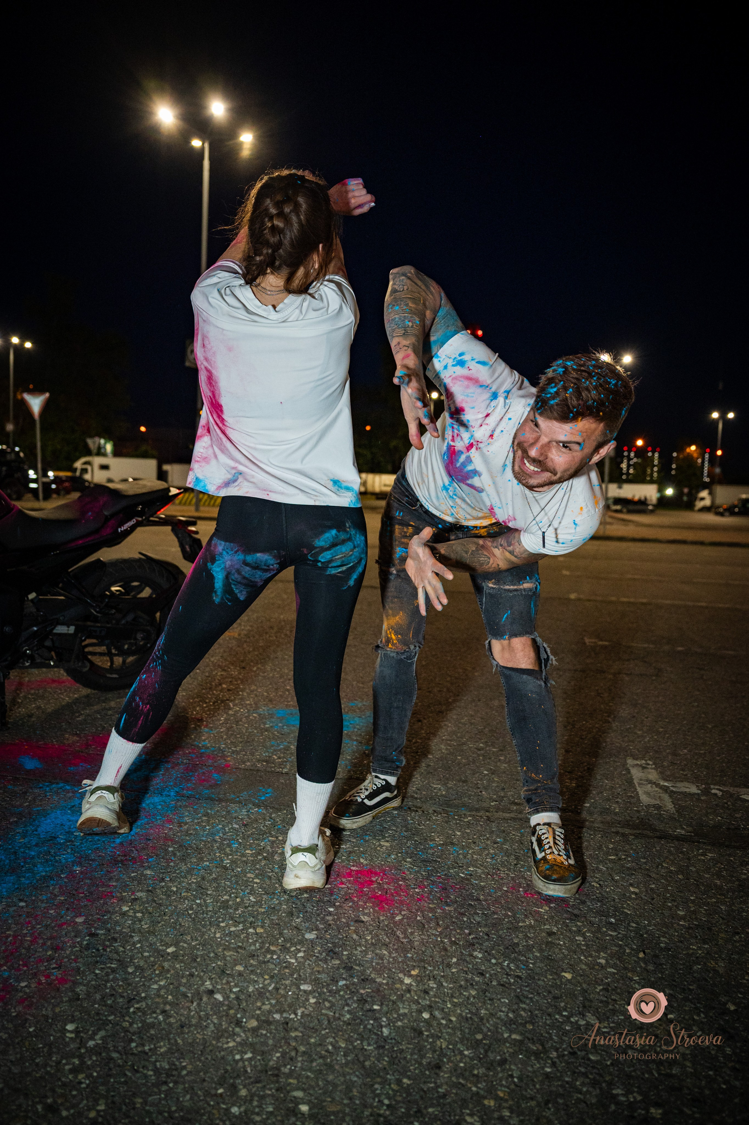 Мотоциклы Любовь и краски Холли. Семейный и детский фотограф в Королеве, Москве и Московской области Строева Анастасия