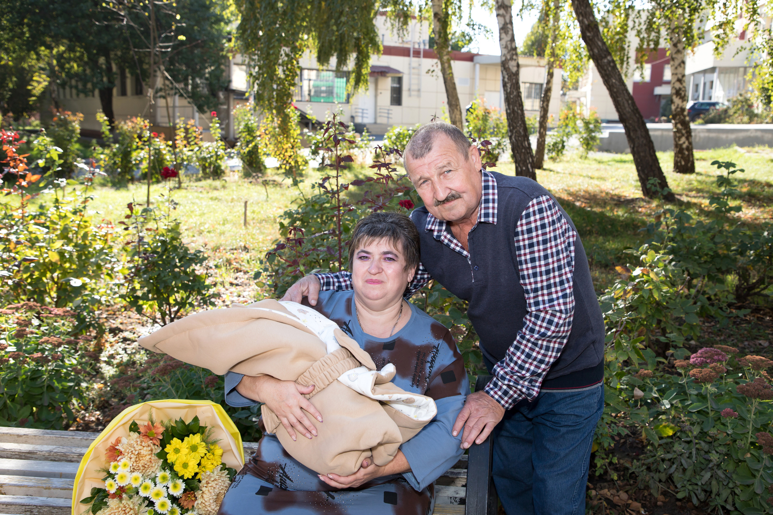 Выписка из роддома. Фотограф новорожденных Ростов-на-Дону