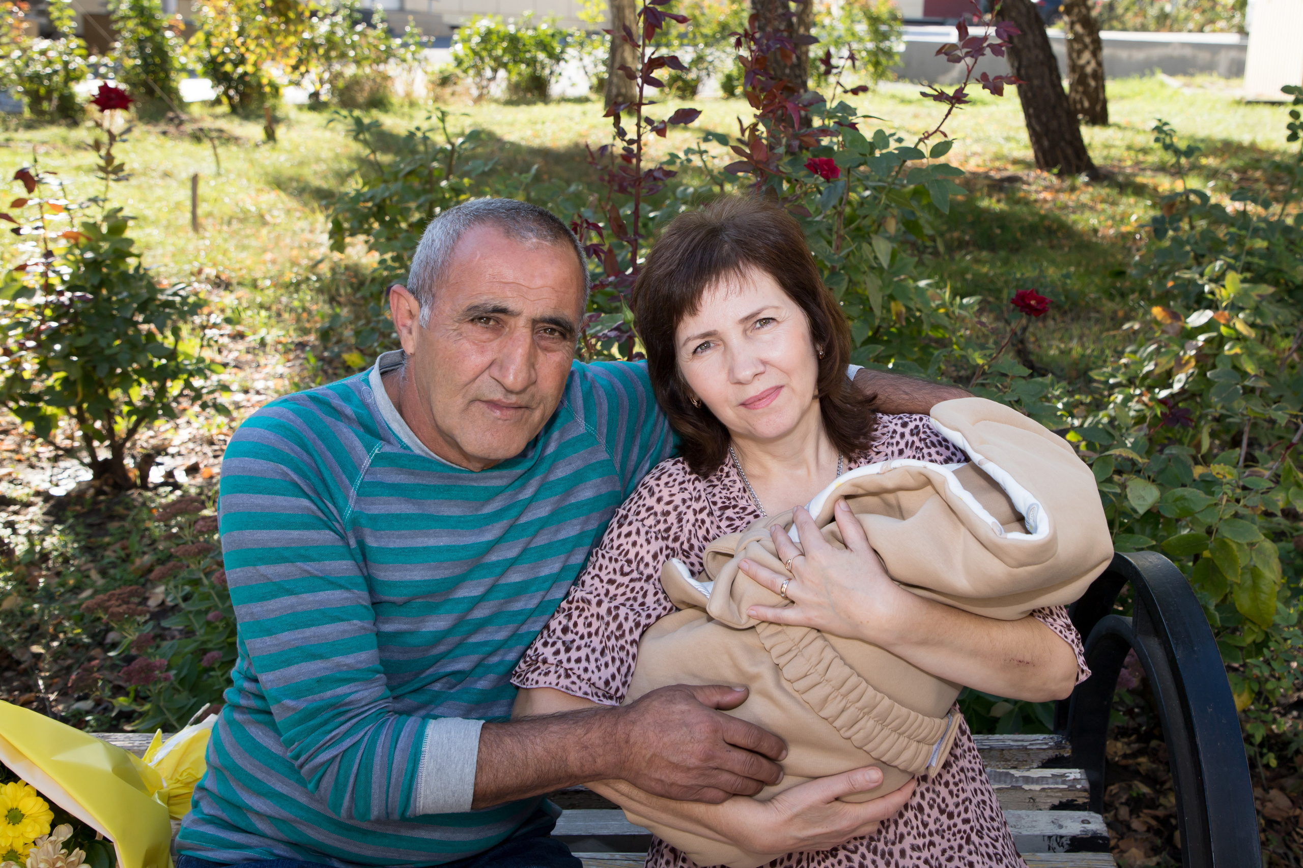 Выписка из роддома. Фотограф новорожденных Ростов-на-Дону