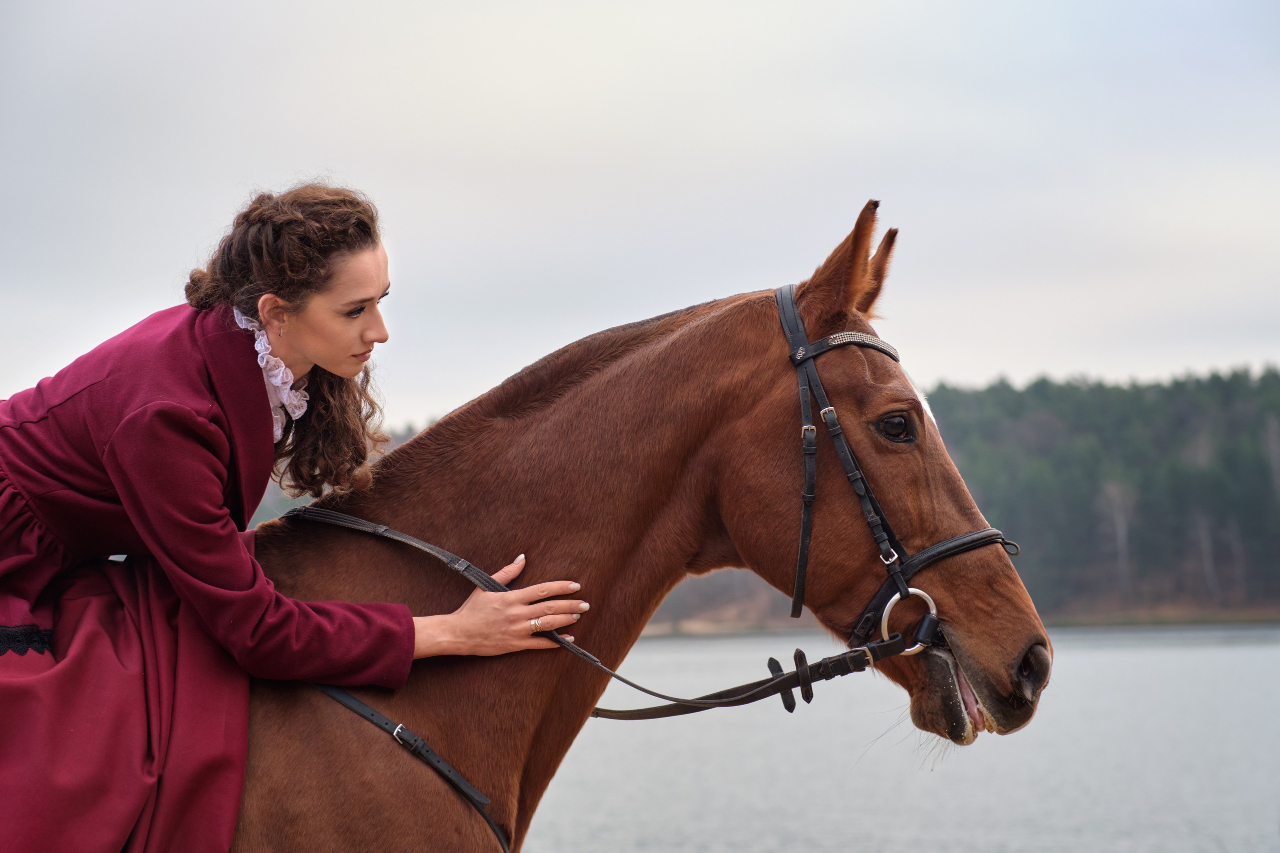 Анна, конная прогулка