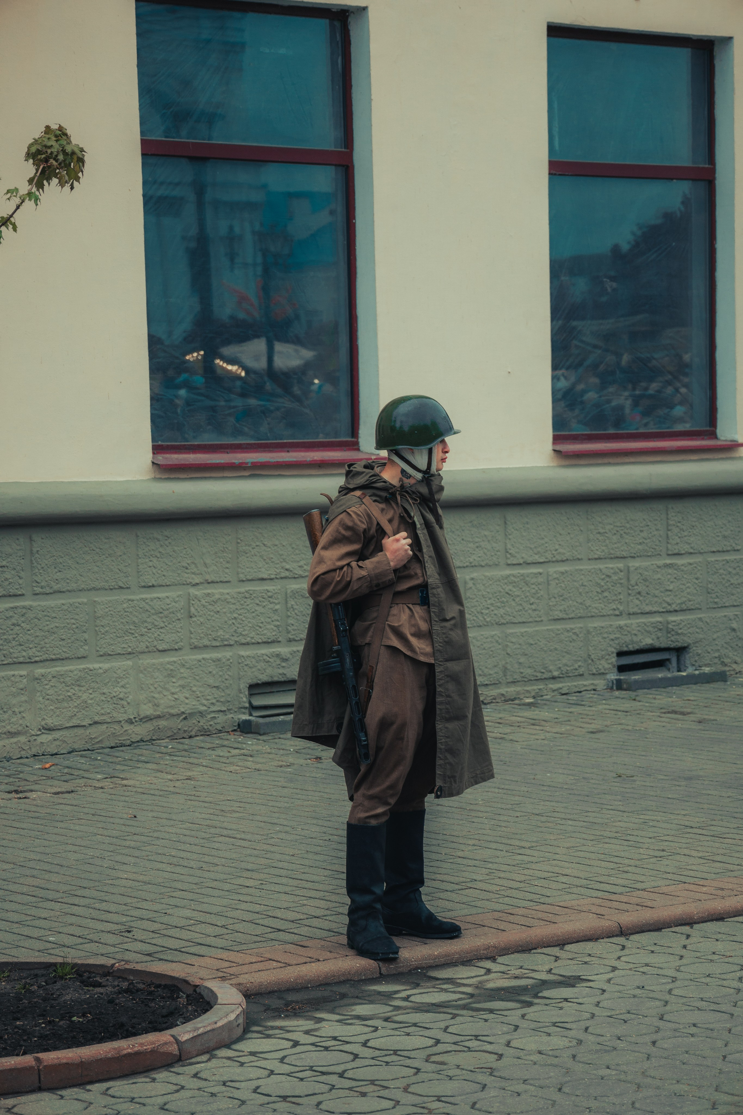 Реконструкция взятия рейхстага. Photographer Vladislav Voronovich