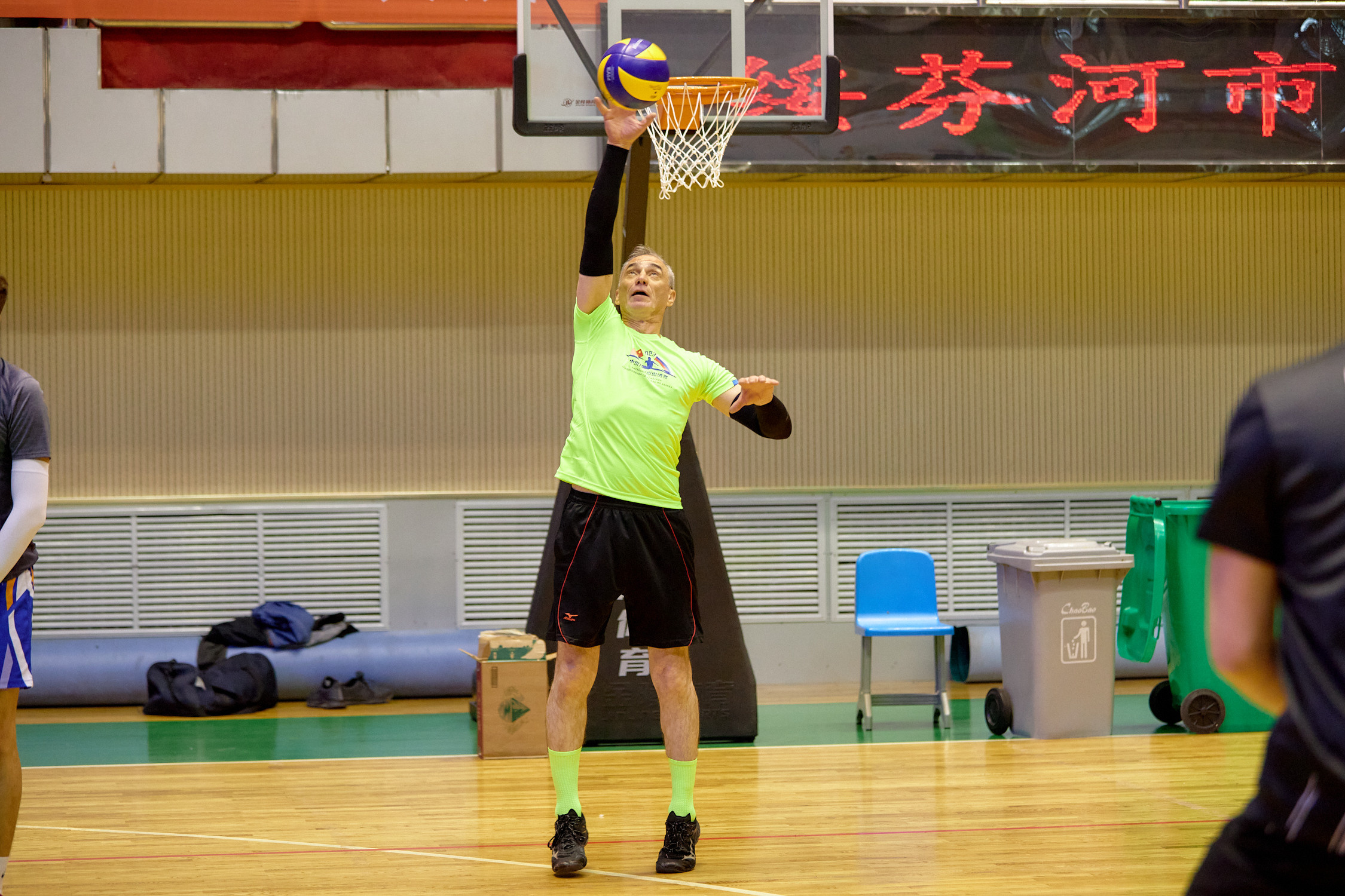 Волейбол. Товарищеские матчи Россия и Китай. Г. Суйфэньхе. Июнь 2023. Репортажный фотограф Владивосток Анастасия Сокольникова