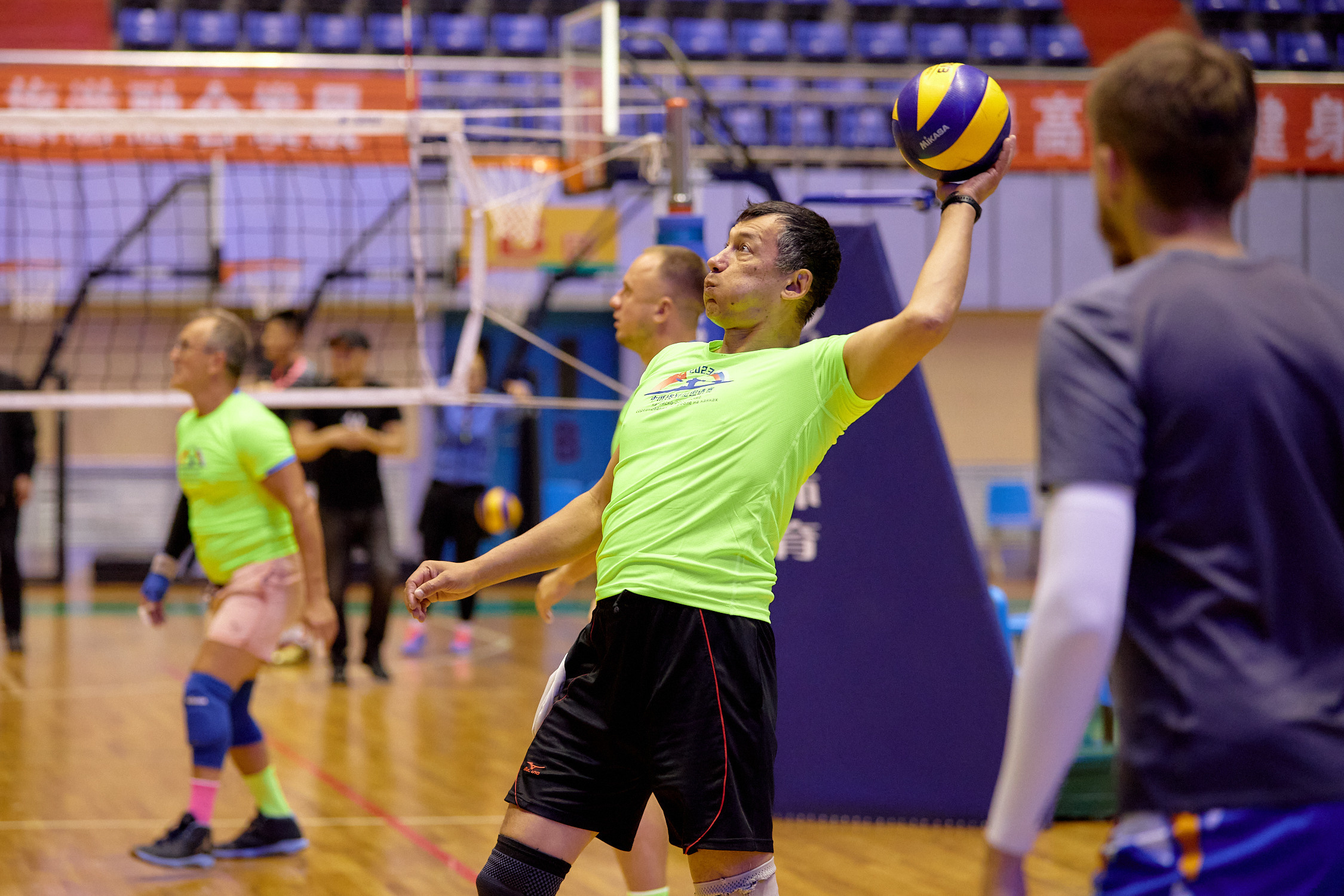 Волейбол. Товарищеские матчи Россия и Китай. Г. Суйфэньхе. Июнь 2023. Репортажный фотограф Владивосток Анастасия Сокольникова