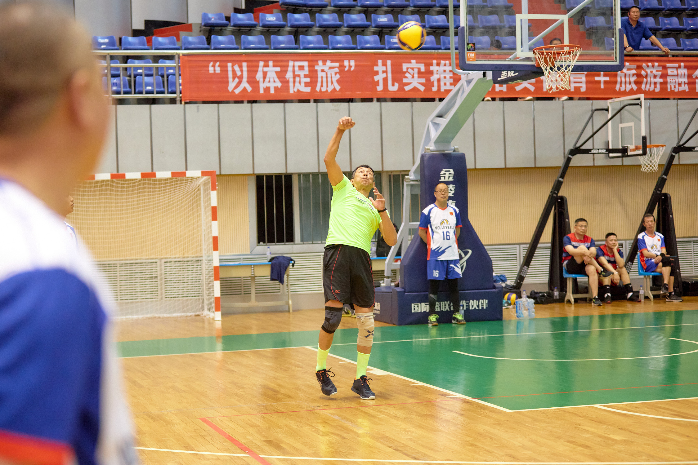 Волейбол. Товарищеские матчи Россия и Китай. Г. Суйфэньхе. Июнь 2023. Репортажный фотограф Владивосток Анастасия Сокольникова