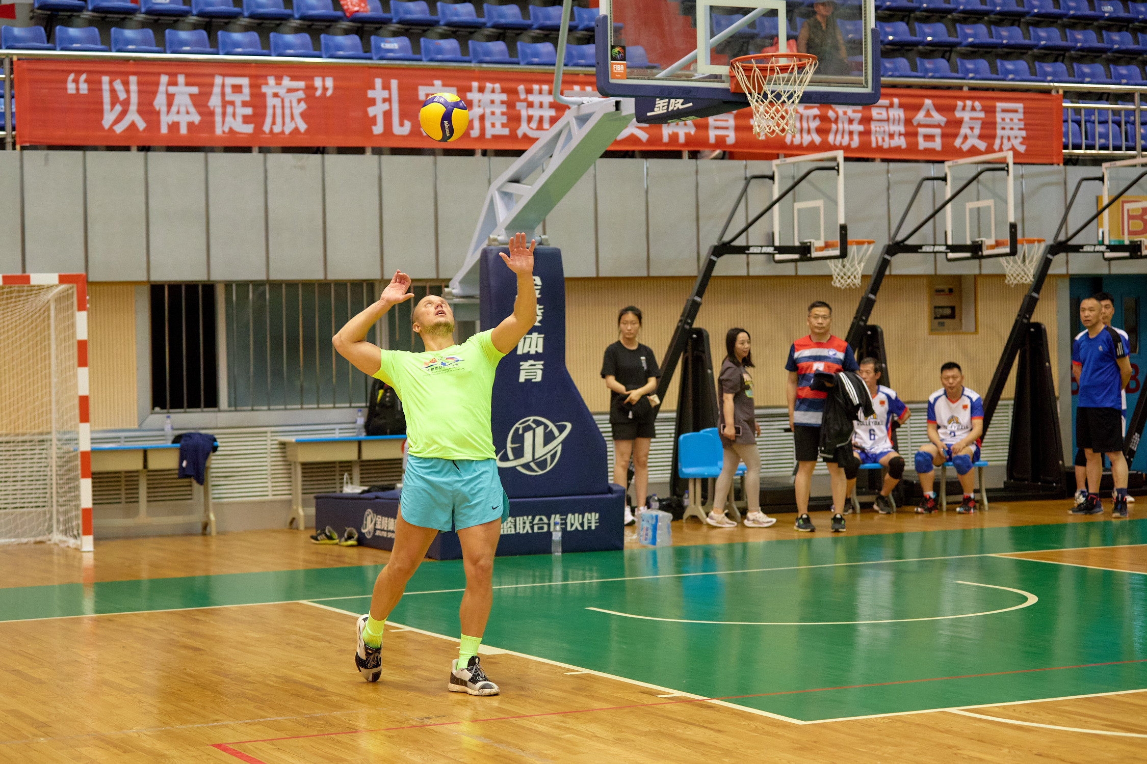 Волейбол. Товарищеские матчи Россия и Китай. Г. Суйфэньхе. Июнь 2023. Репортажный фотограф Владивосток Анастасия Сокольникова