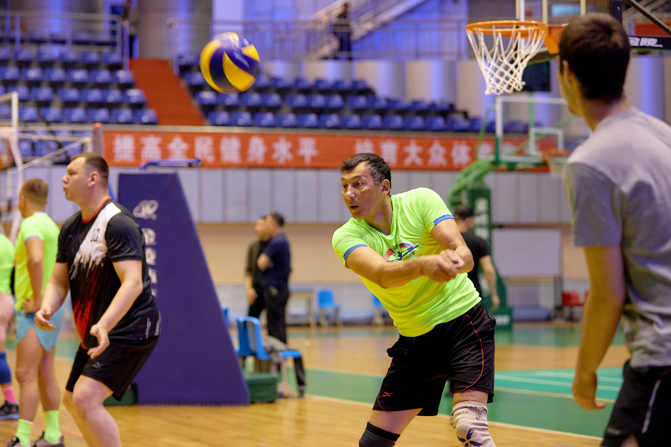 Волейбол. Товарищеские матчи Россия и Китай. Г. Суйфэньхе. Июнь 2023. Репортажный фотограф Владивосток Анастасия Сокольникова