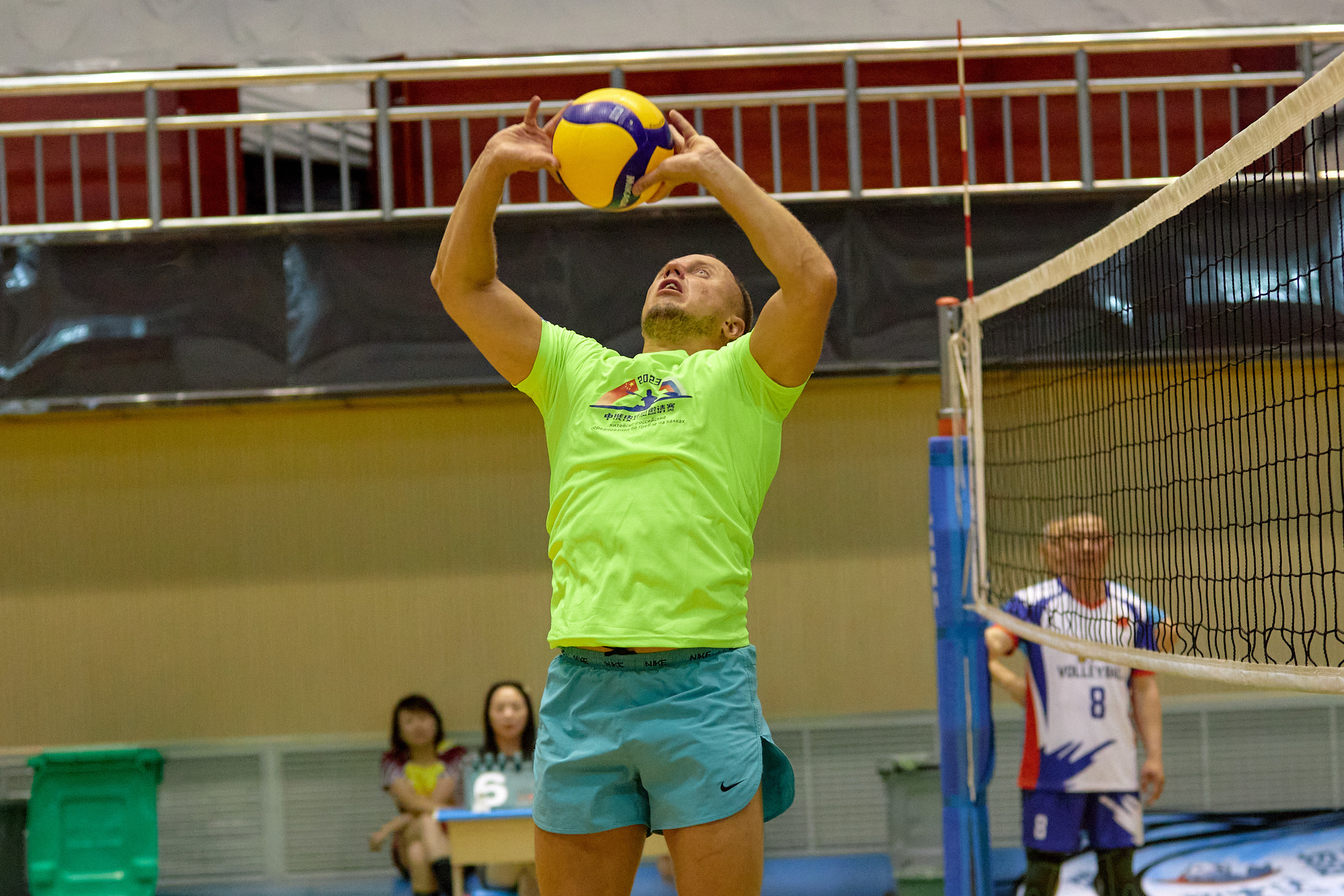 Волейбол. Товарищеские матчи Россия и Китай. Г. Суйфэньхе. Июнь 2023. Репортажный фотограф Владивосток Анастасия Сокольникова