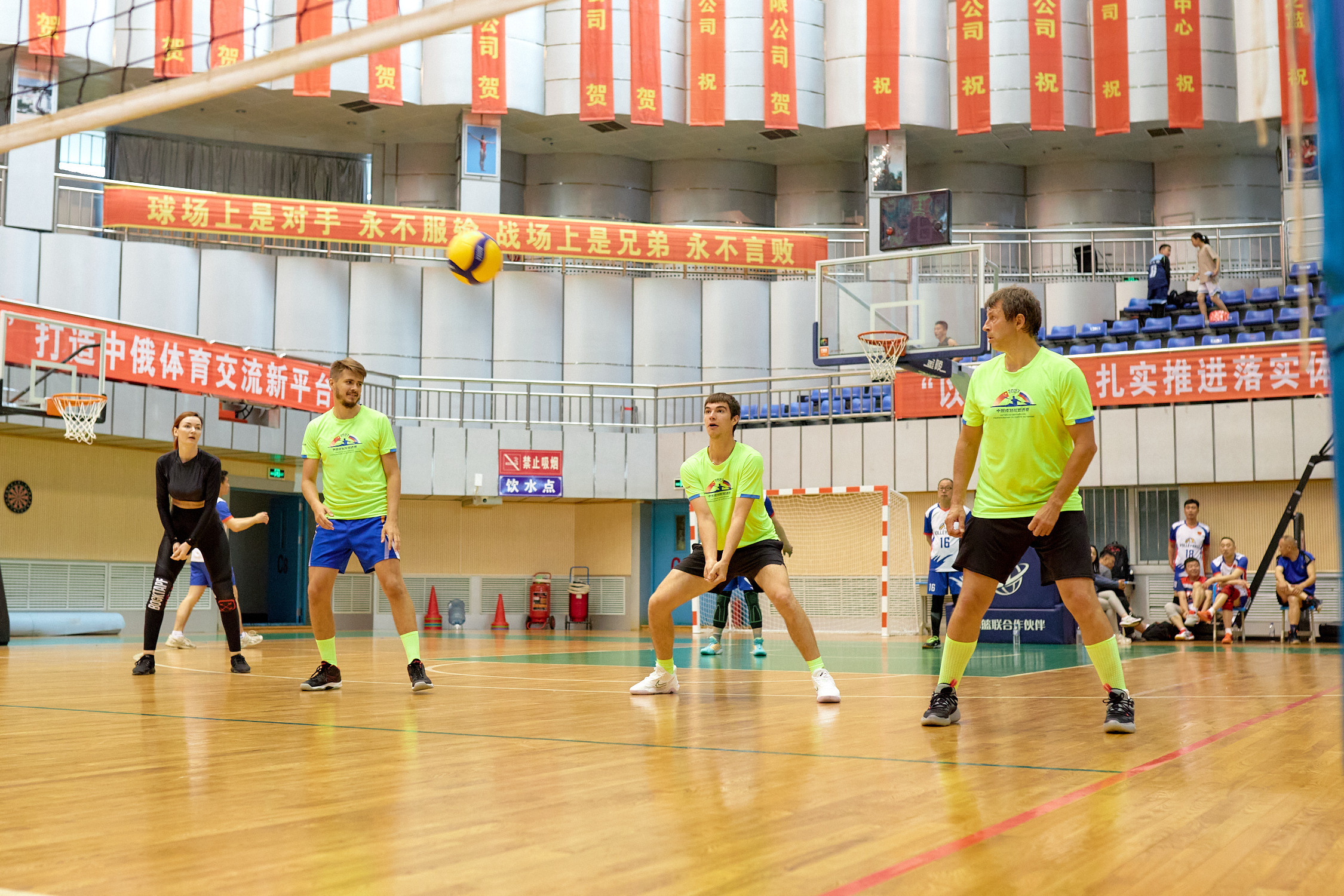 Волейбол. Товарищеские матчи Россия и Китай. Г. Суйфэньхе. Июнь 2023. Репортажный фотограф Владивосток Анастасия Сокольникова