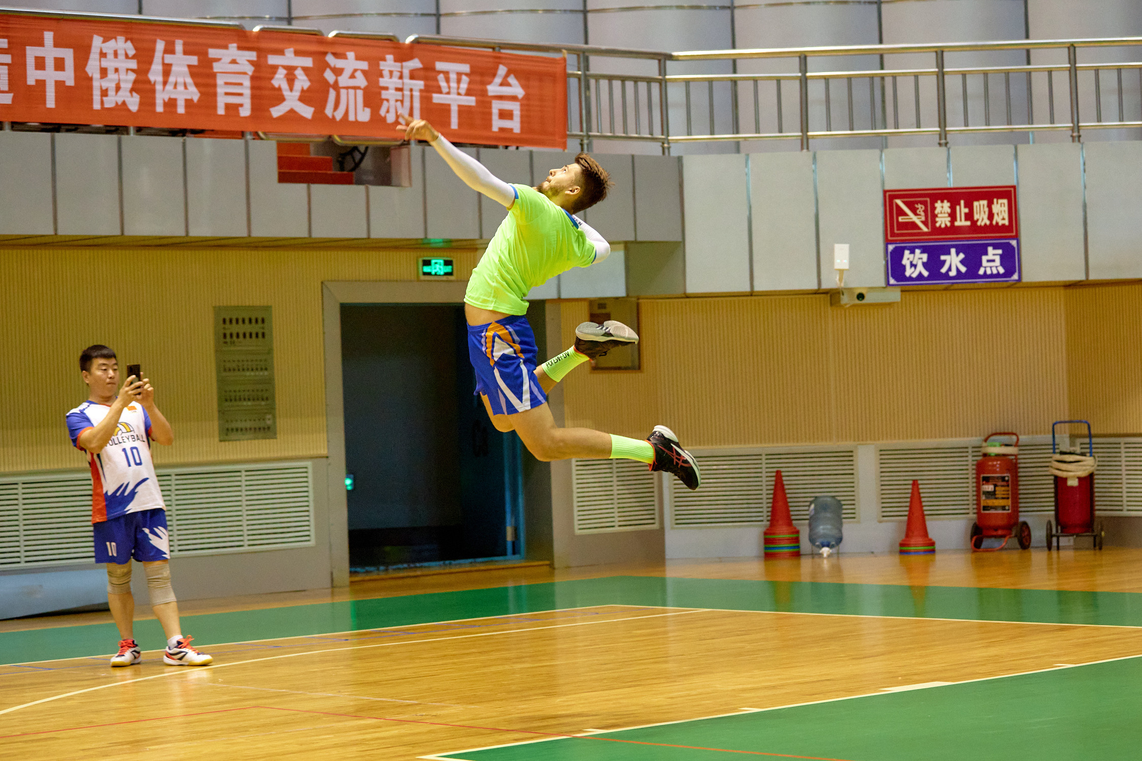 Волейбол. Товарищеские матчи Россия и Китай. Г. Суйфэньхе. Июнь 2023. Репортажный фотограф Владивосток Анастасия Сокольникова