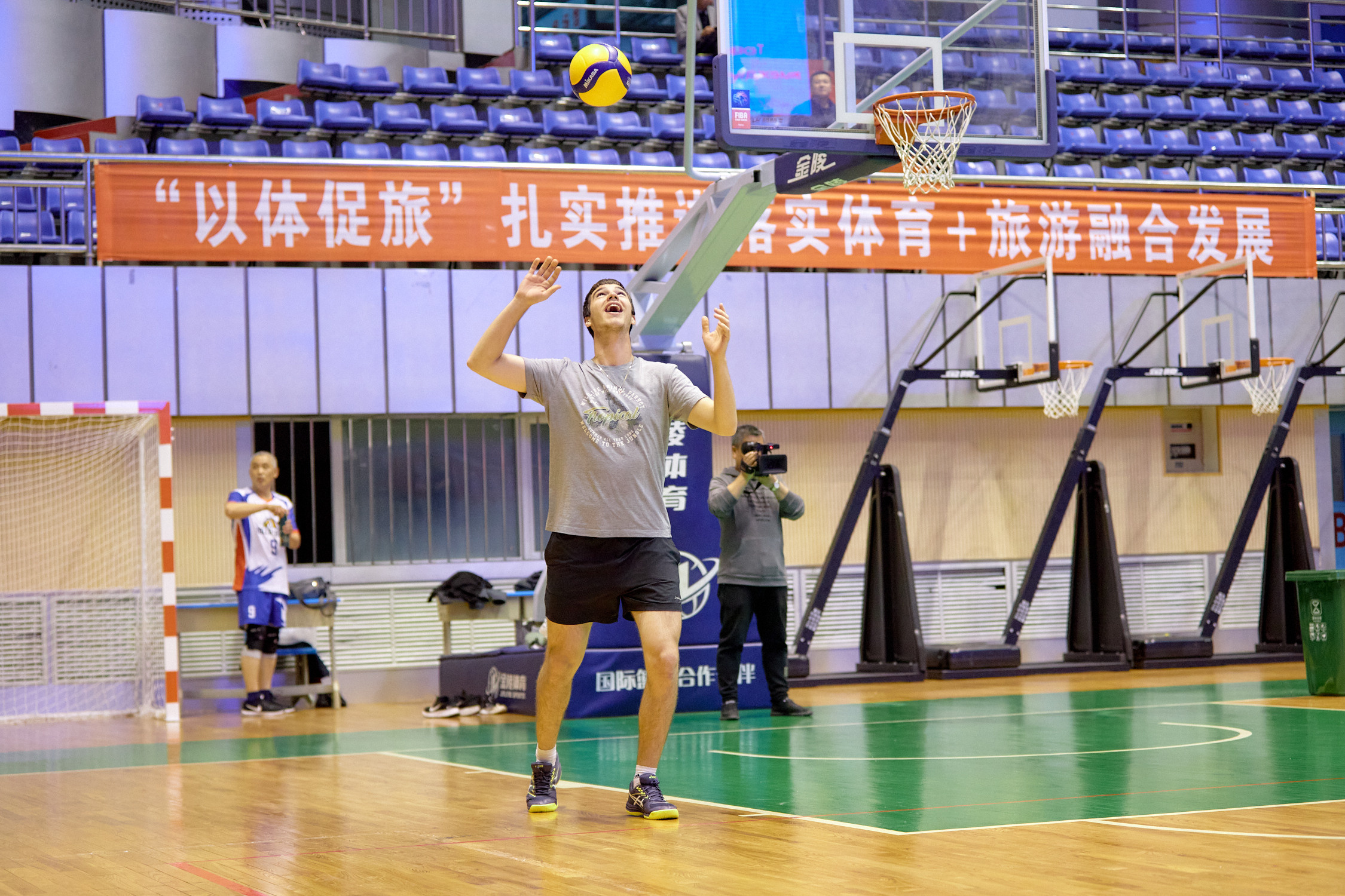 Волейбол. Товарищеские матчи Россия и Китай. Г. Суйфэньхе. Июнь 2023. Репортажный фотограф Владивосток Анастасия Сокольникова