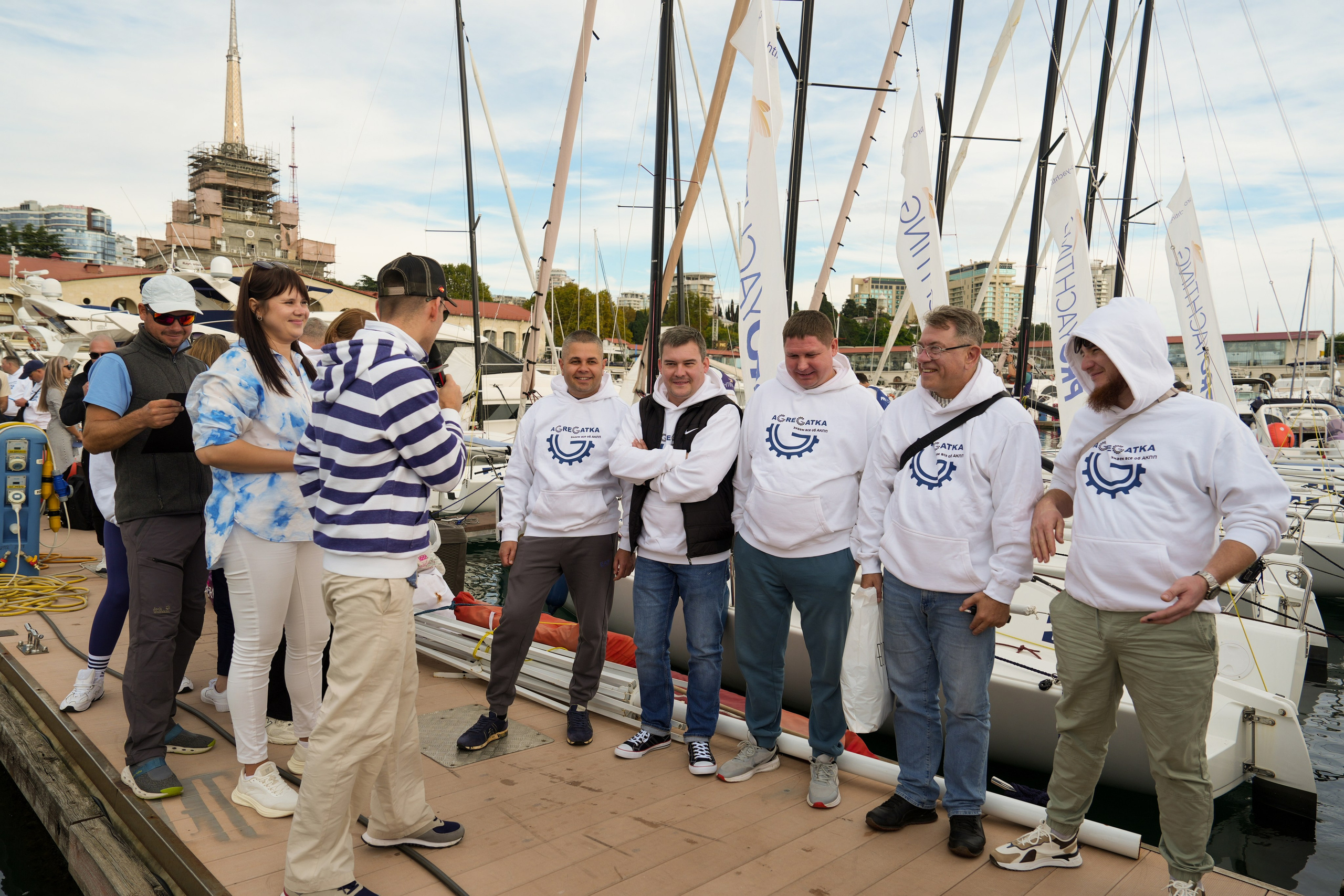 Яхтенная регата для компании Агрегатка. Репортажный фотограф в Красной Поляне и Сочи Павлюченко Екатерина