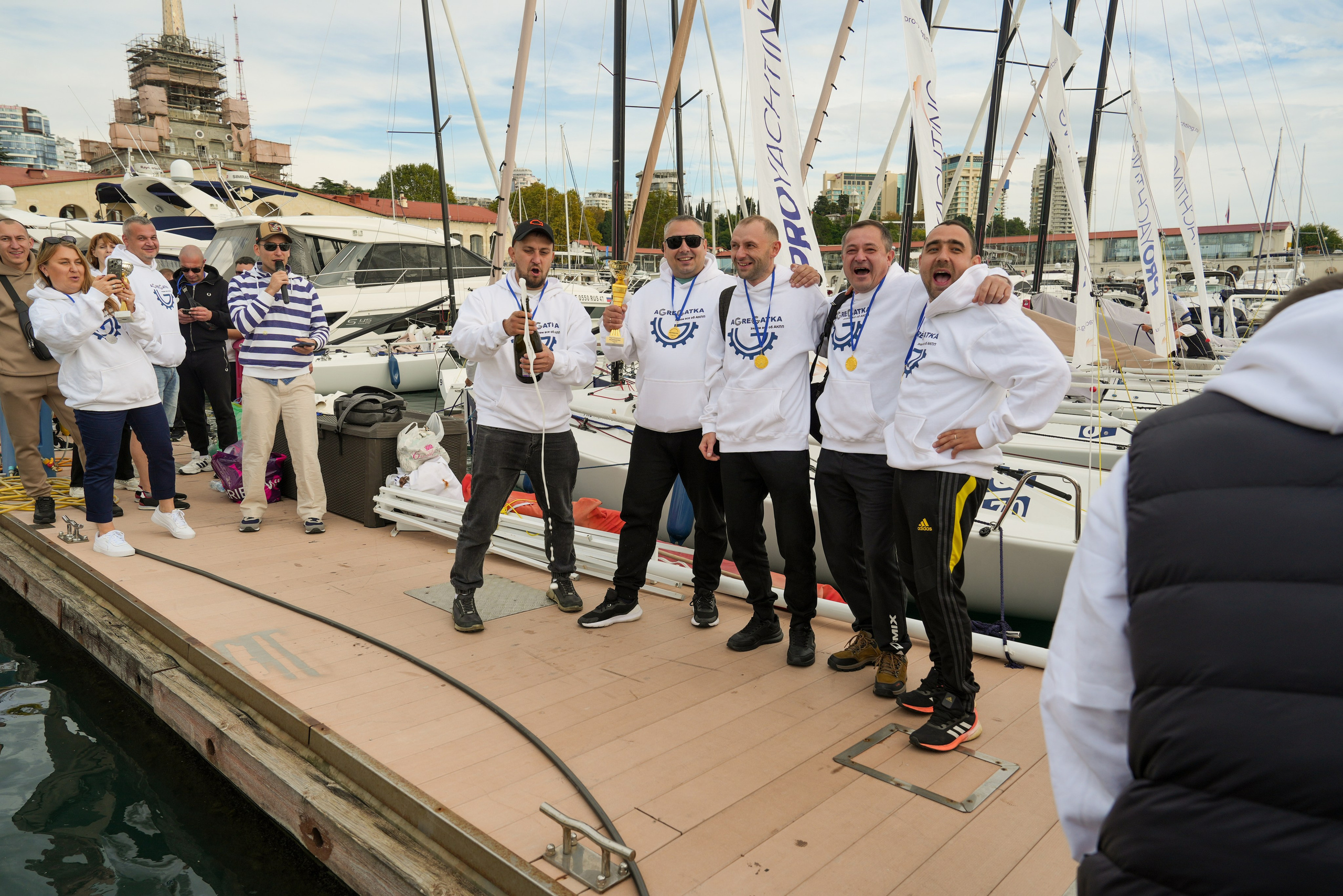 Яхтенная регата для компании Агрегатка. Репортажный фотограф в Красной Поляне и Сочи Павлюченко Екатерина