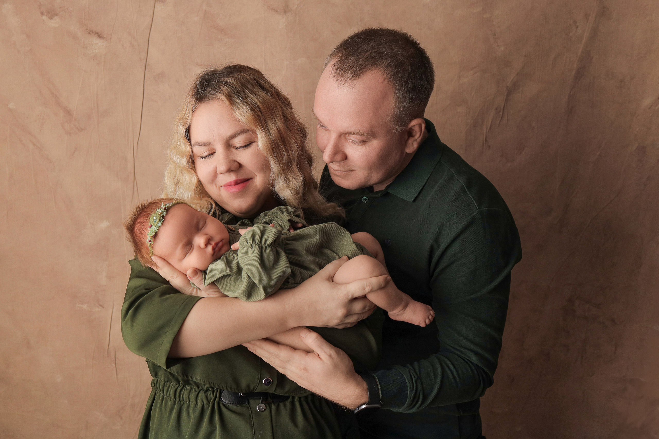 Полина, 3 недельки. Фотограф новорожденных в Новокузнецке Анна Горошникова