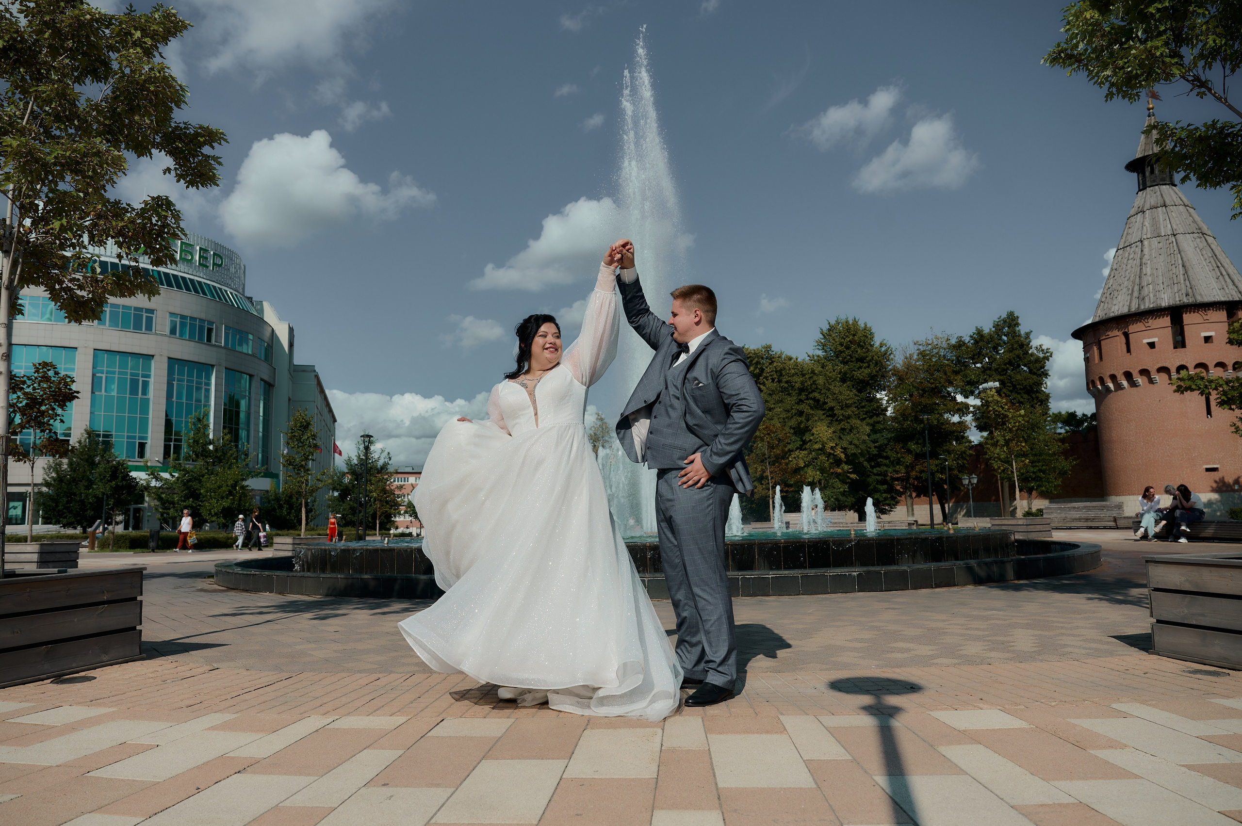 Свадебная фотосессия в студии. Свадебный фотограф в Туле Никита Беляев