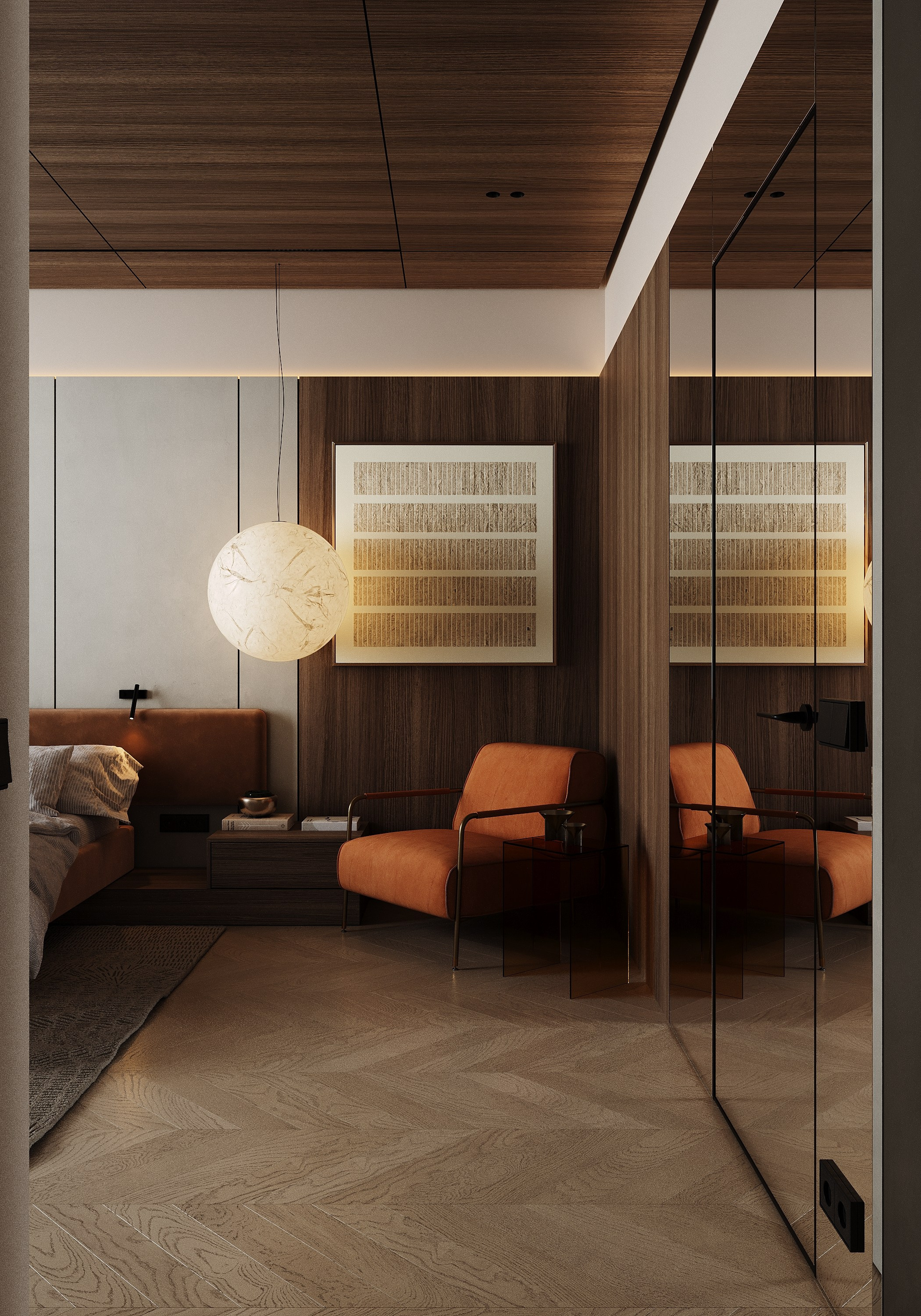 Частный дом 160 м². Визуализации интерьера