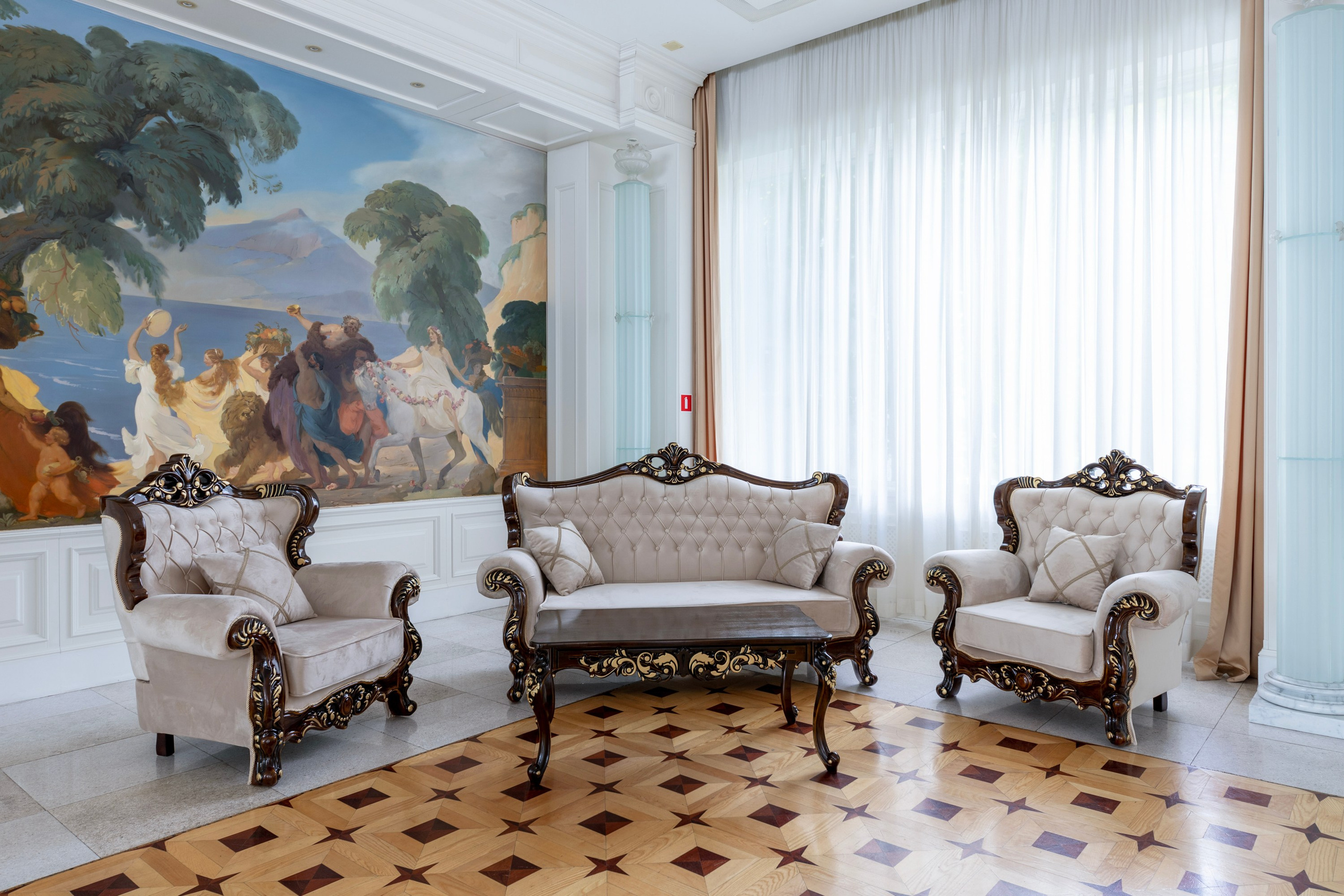 Государственная резиденция К-2 на набережной р. Малой Невки. Интерьерный фотограф в Санкт-Петербурге Екатерина Цыбулько