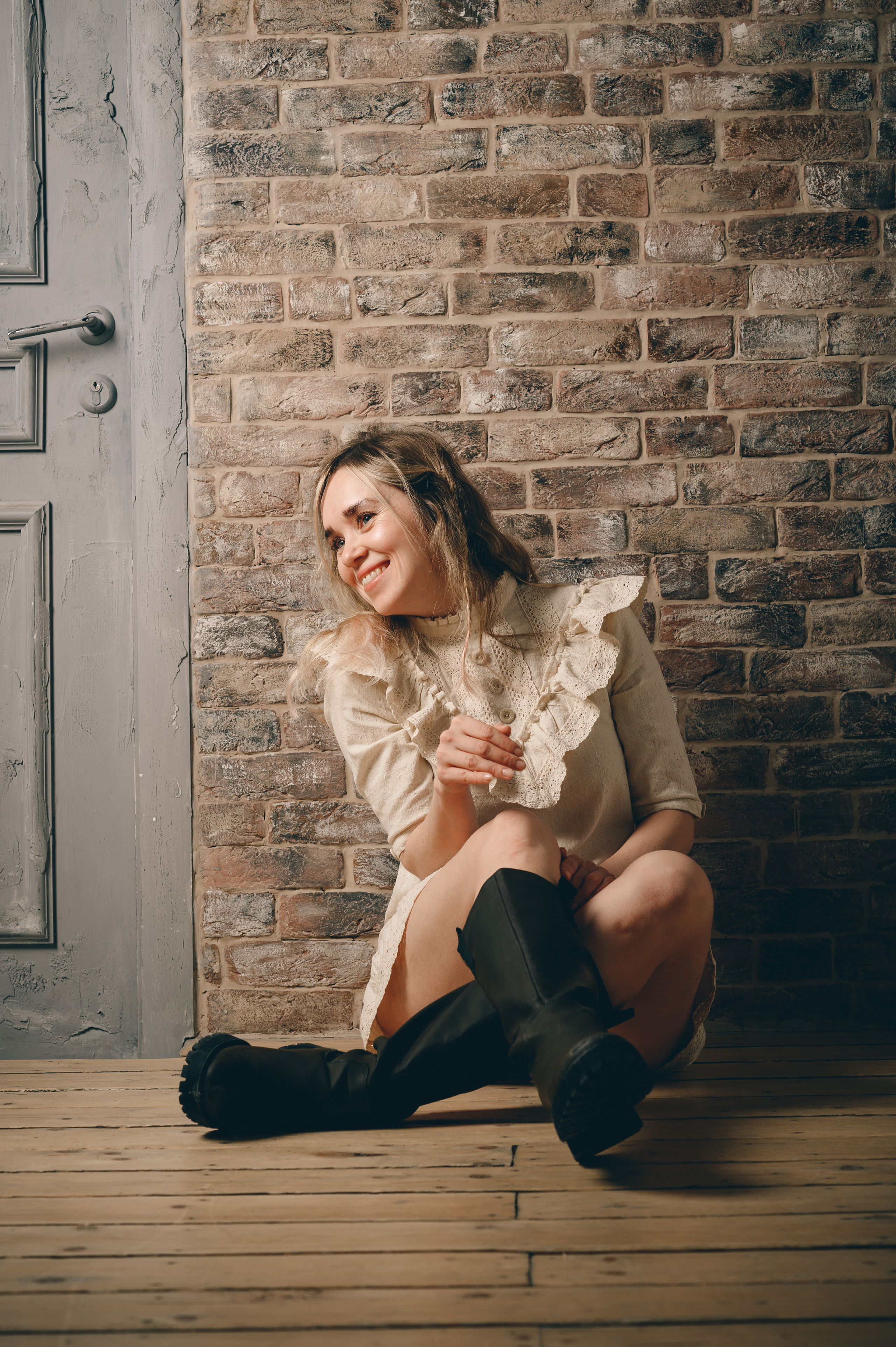 в трусах и рубашке фотосессия