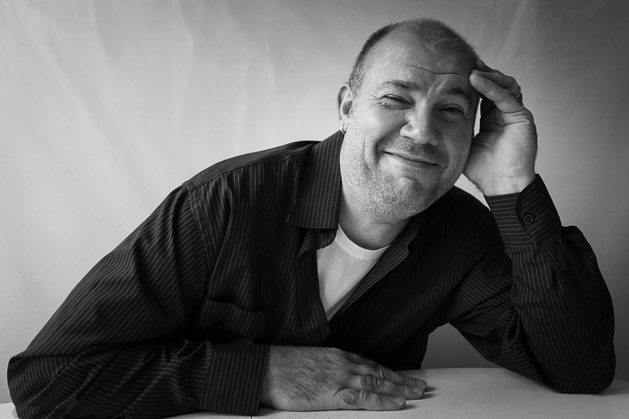 мужской портет с юмором