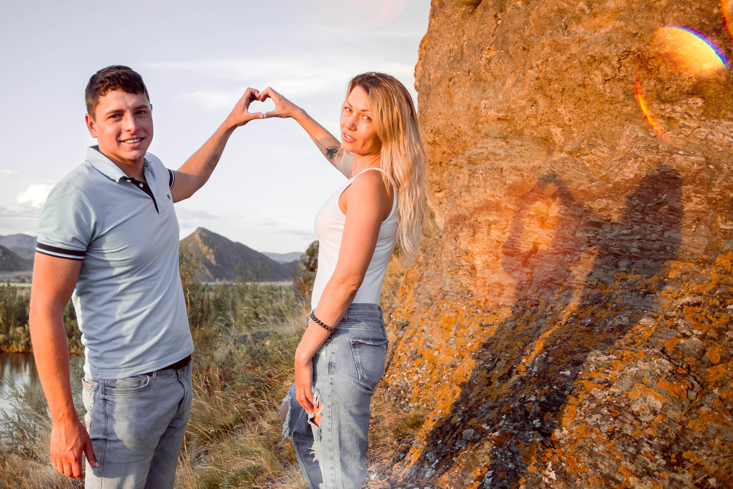 фотосессия для двоих в горах